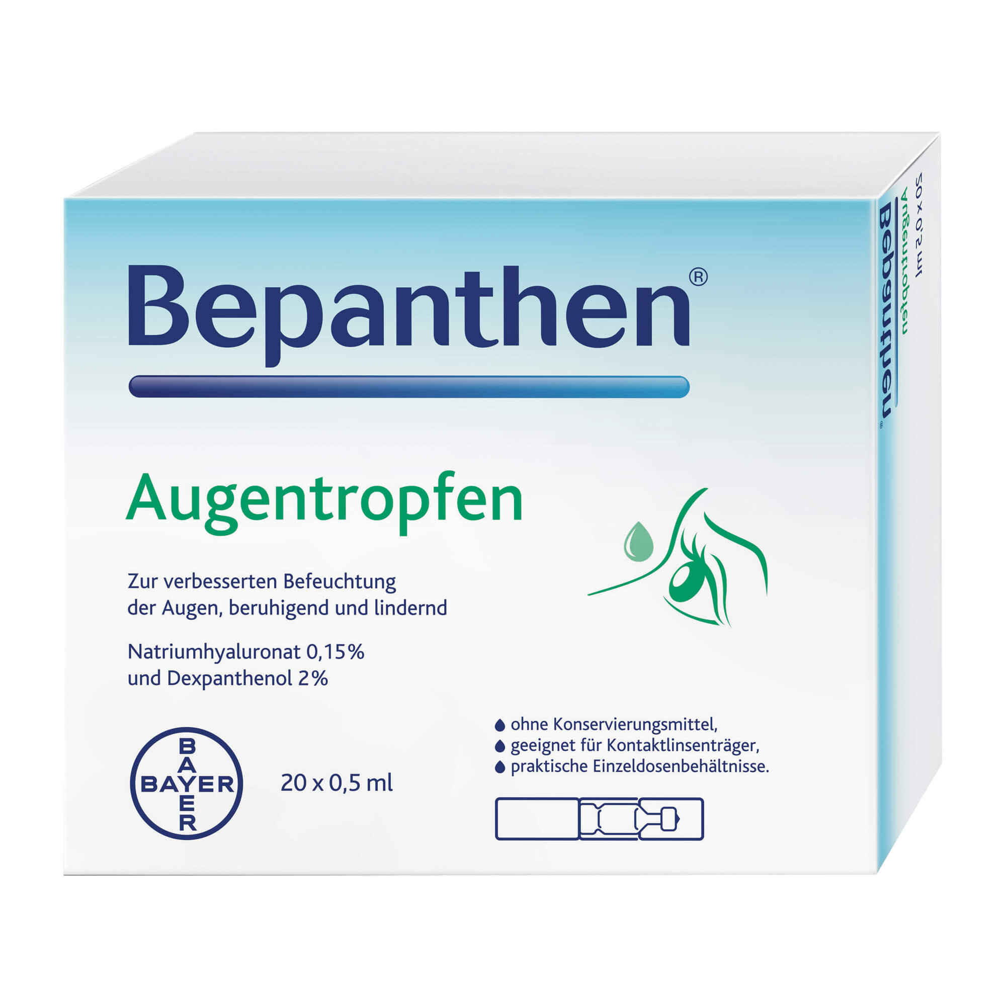 BEPANTHEN AUGENTROPFEN 20X0 5 Ml Arzneimittel Datenbank