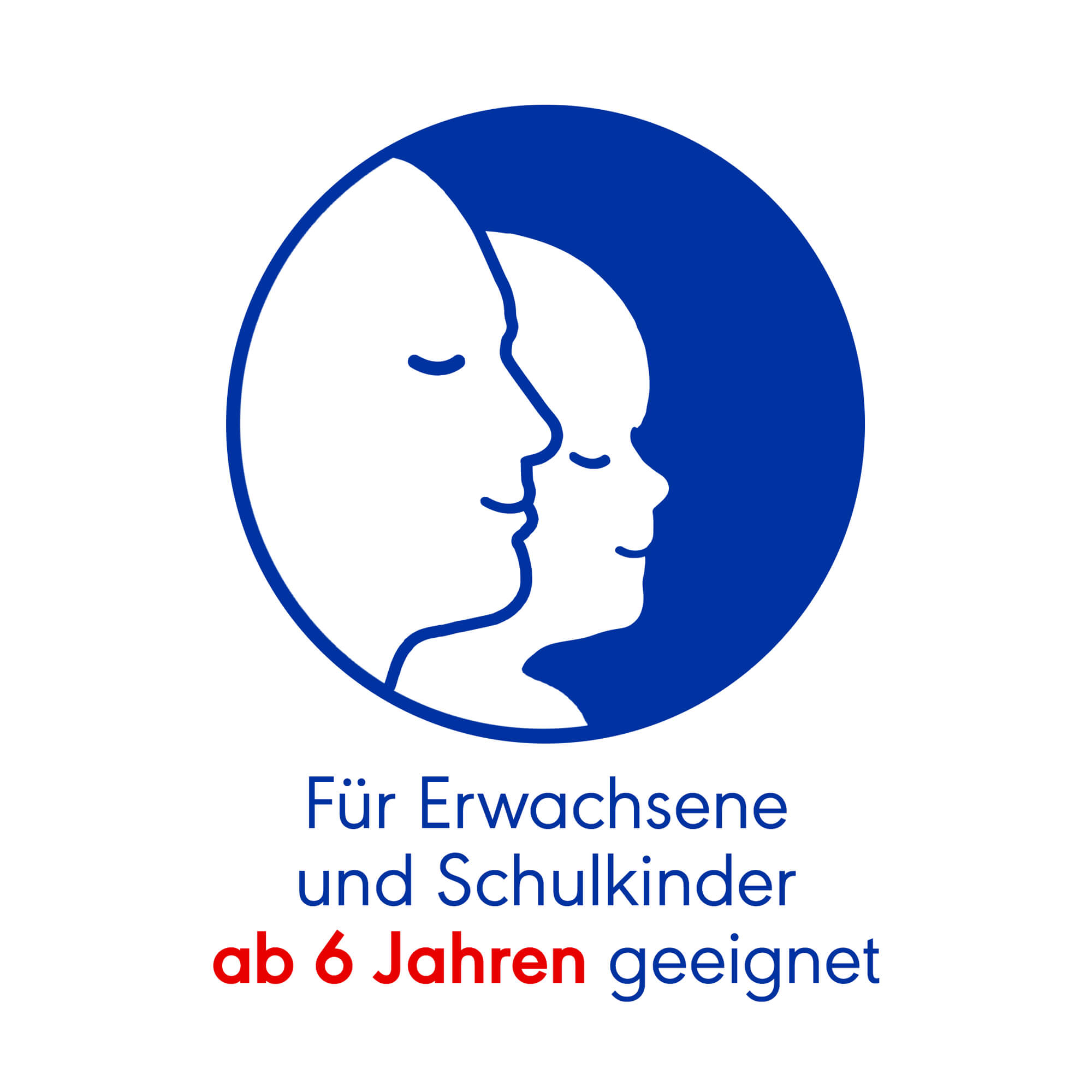 Grafik Otriven 0,1% Nasentropfen für Erwachsene und Schulkinder Für Erwachsene und Schulkinder ab 6 Jahren geeignet