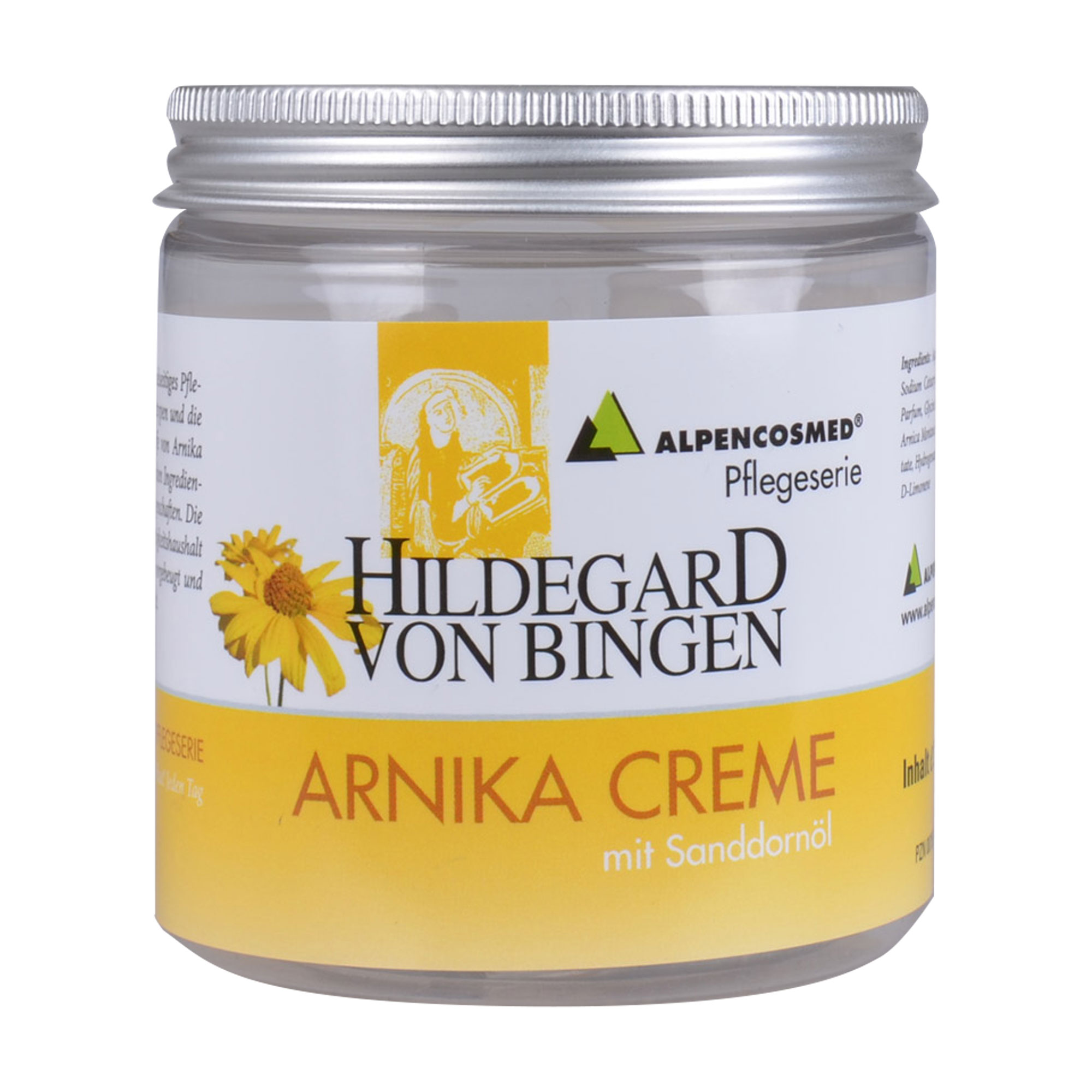 Pflegecreme mit Arnika und Sanddorn.