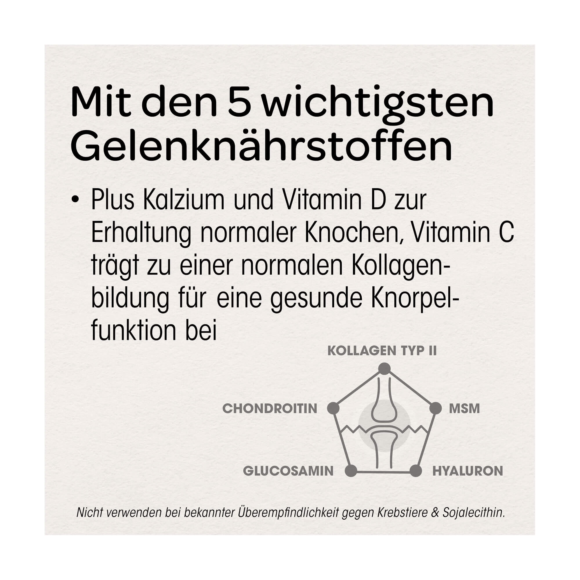 Grafik Dr. Böhm Knorpel & Knochen intensiv Trinkpulver Inhaltsstoffe und Wirkung