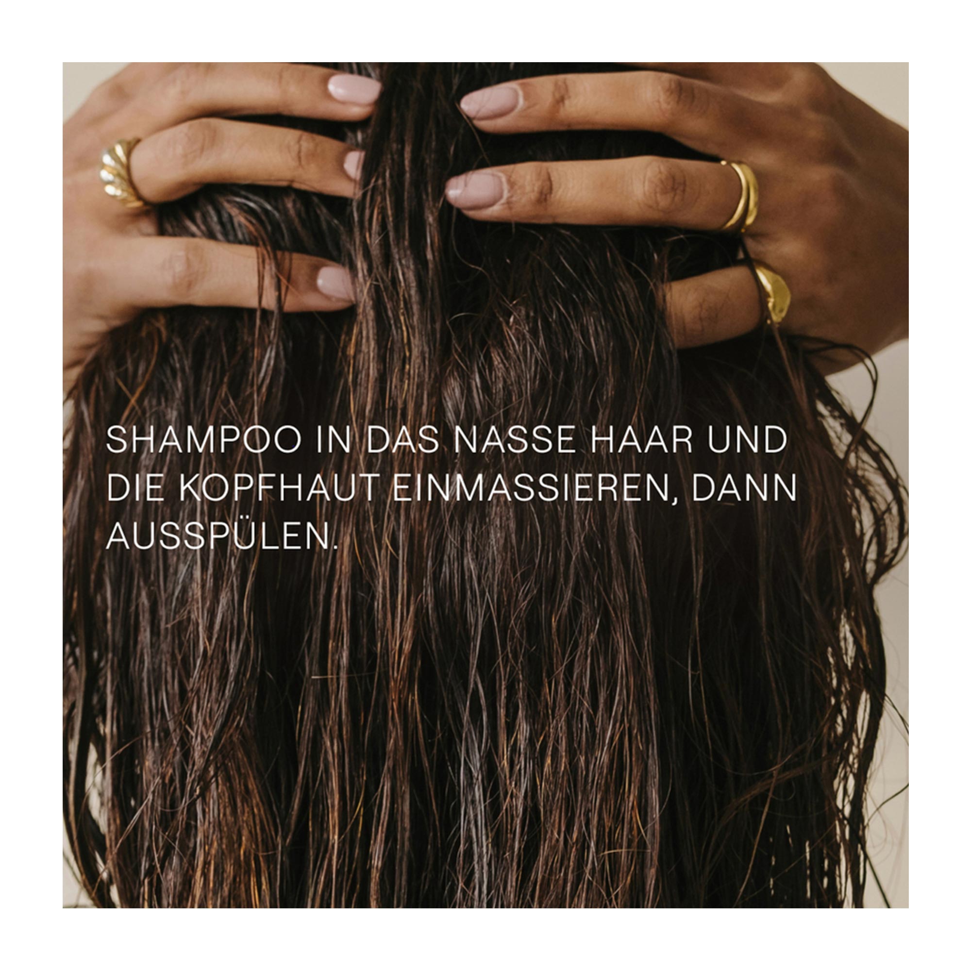 Grafik Weleda Rosmarin Revitalising Shampoo Anwendung