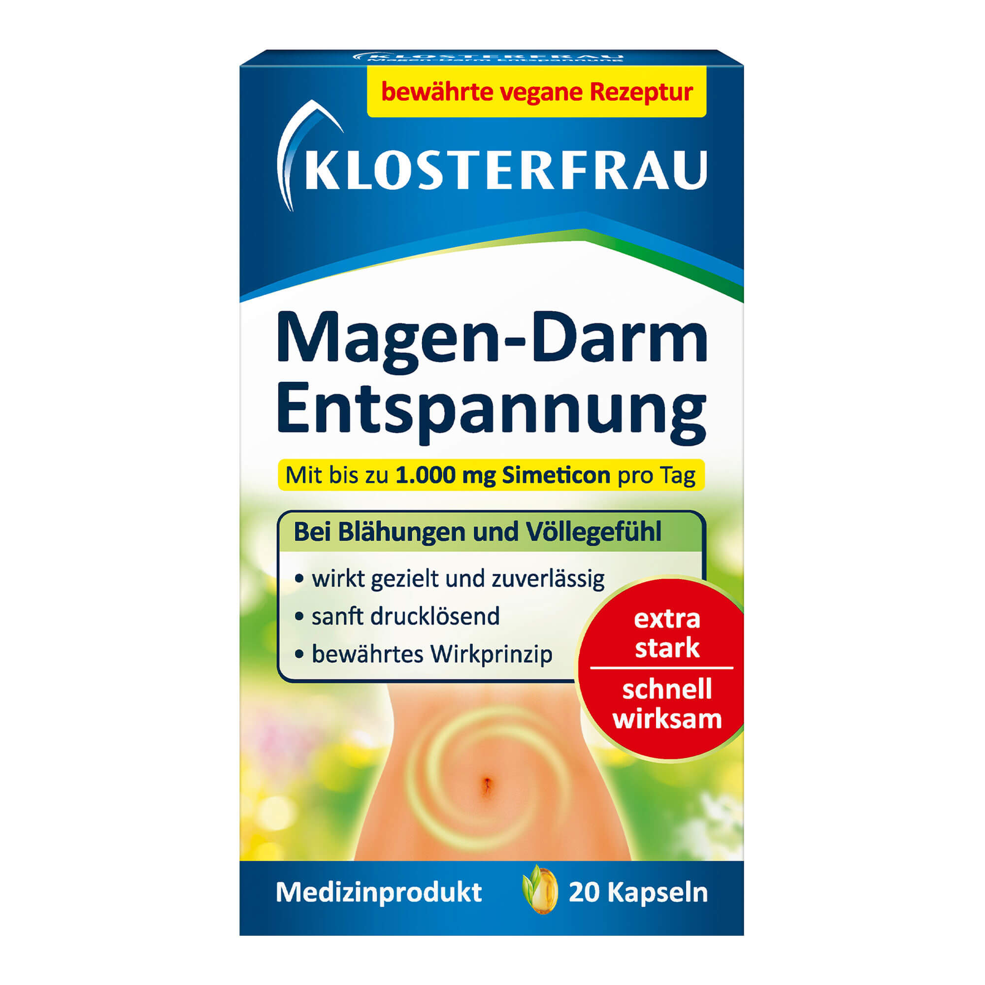 Magen und Darm kommen zur Ruhe und Erleichterung stellt sich ein.