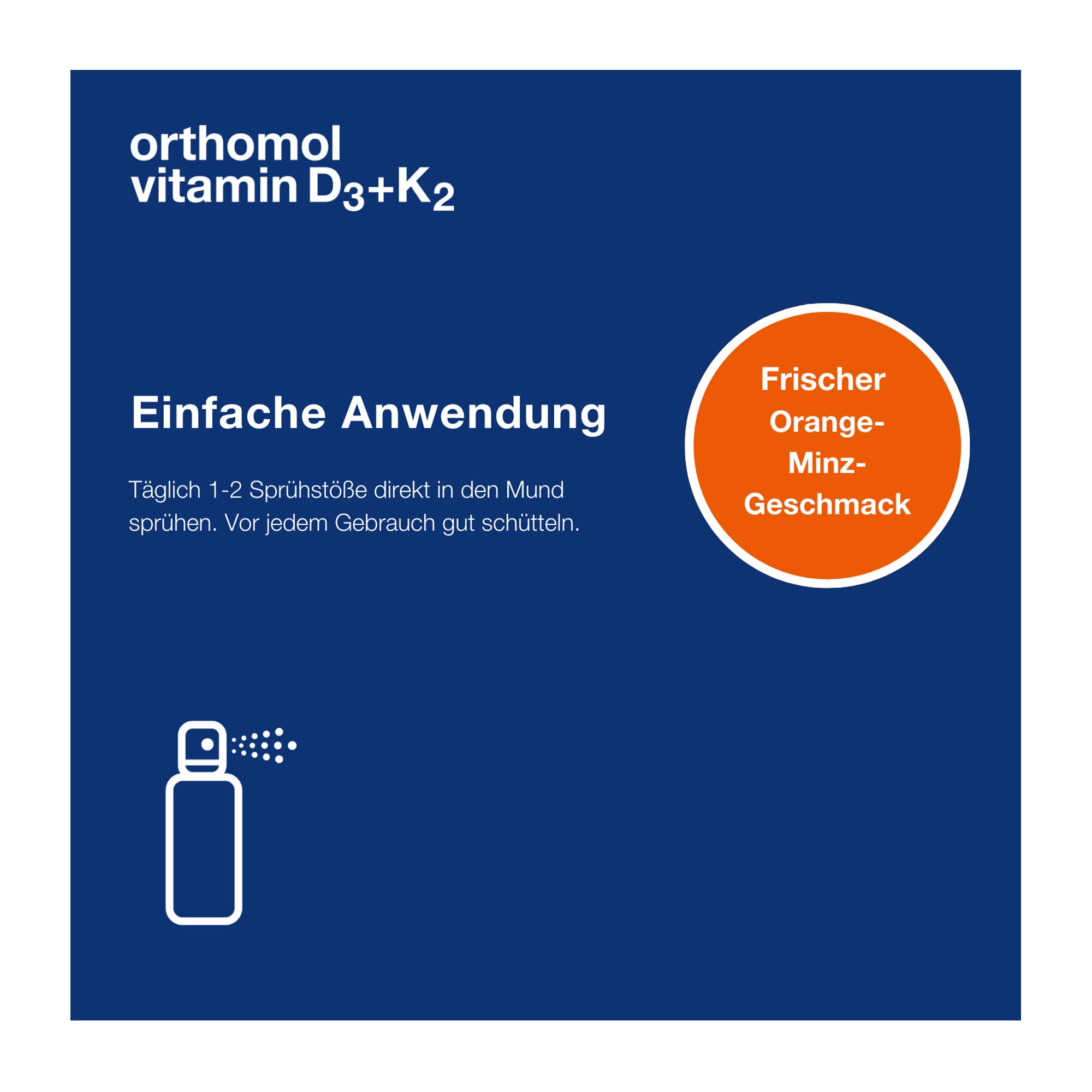 Orthomol vitamin D3+K2 Spray