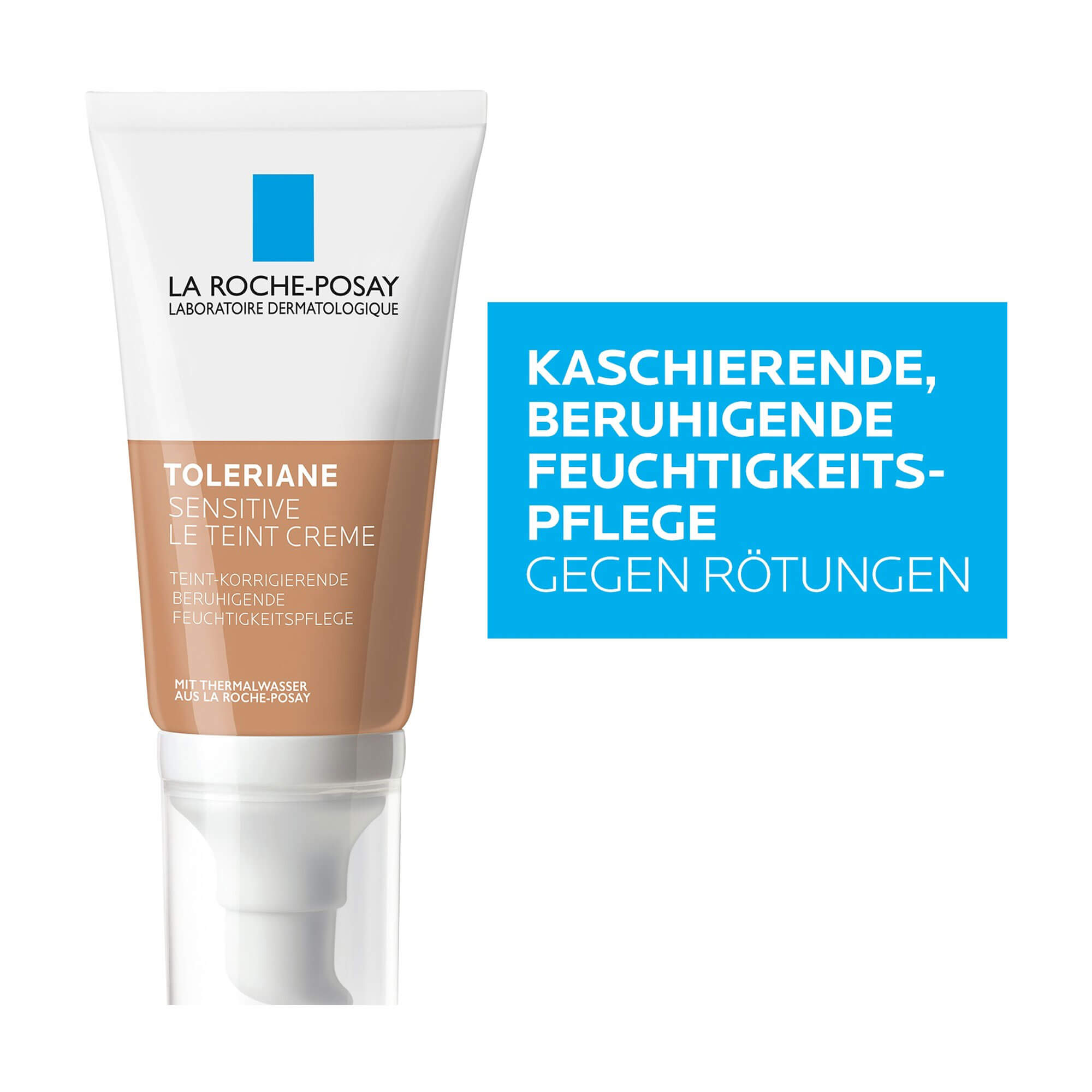 Grafik La Roche Posay Toleriane Sensitive Le Teint Creme mittel Kaschierende, beruhigende Feuchtigkeitspflege gegen Rötungen