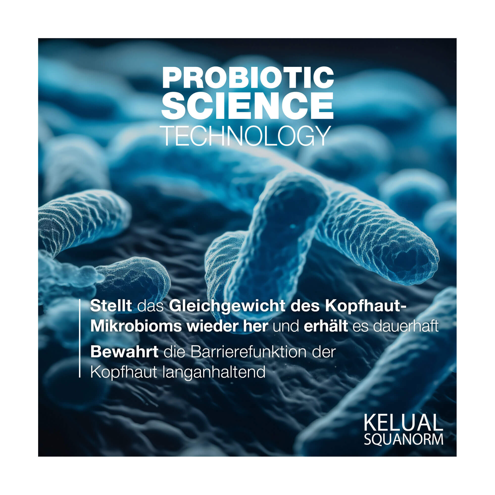 Grafik Ducray Kelual Squanorm Kopfhaut-Tonikum Mit Probiotic Science Technology