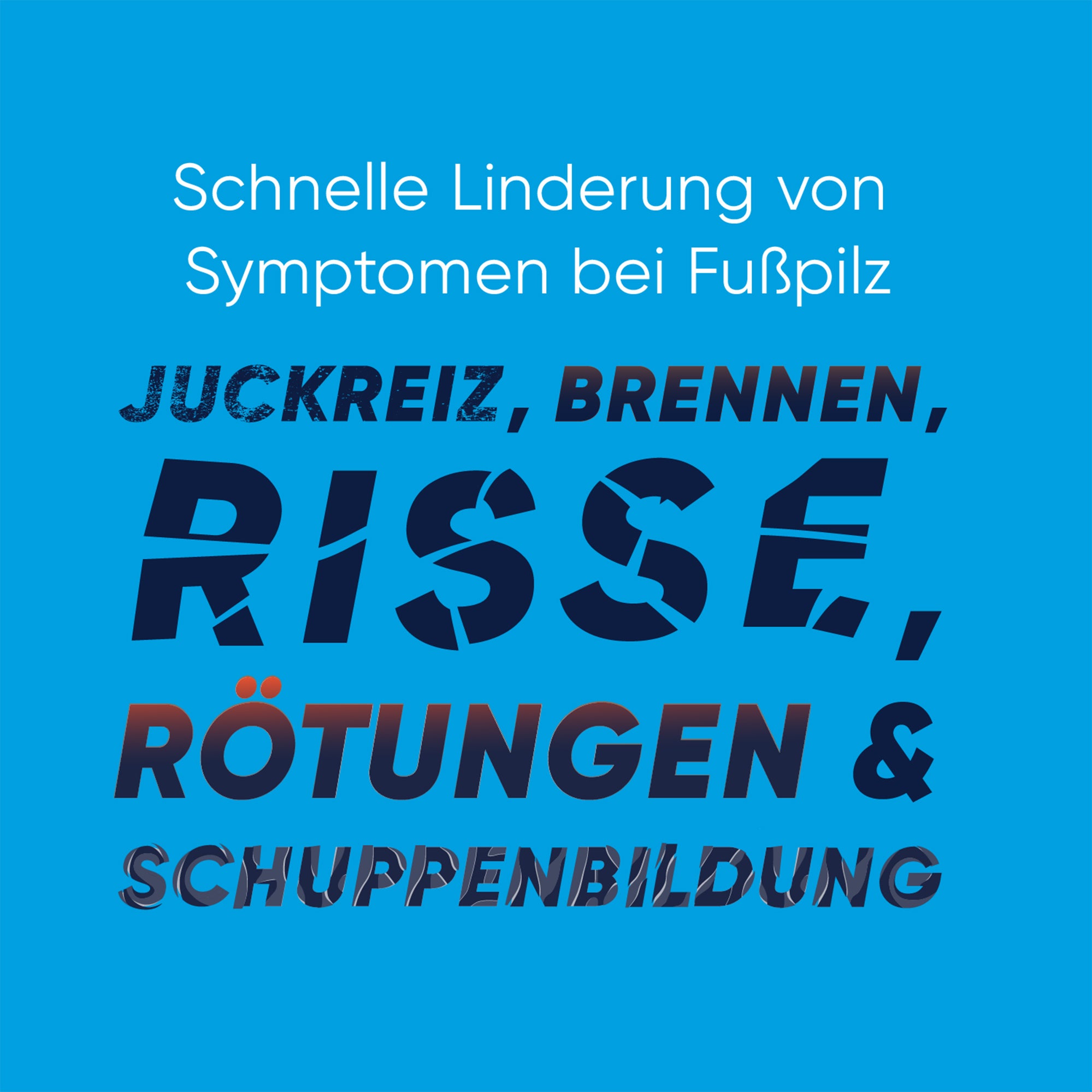 Grafik Lamisil Once Schnelle Linderung von Symptomen bei Fußpilz