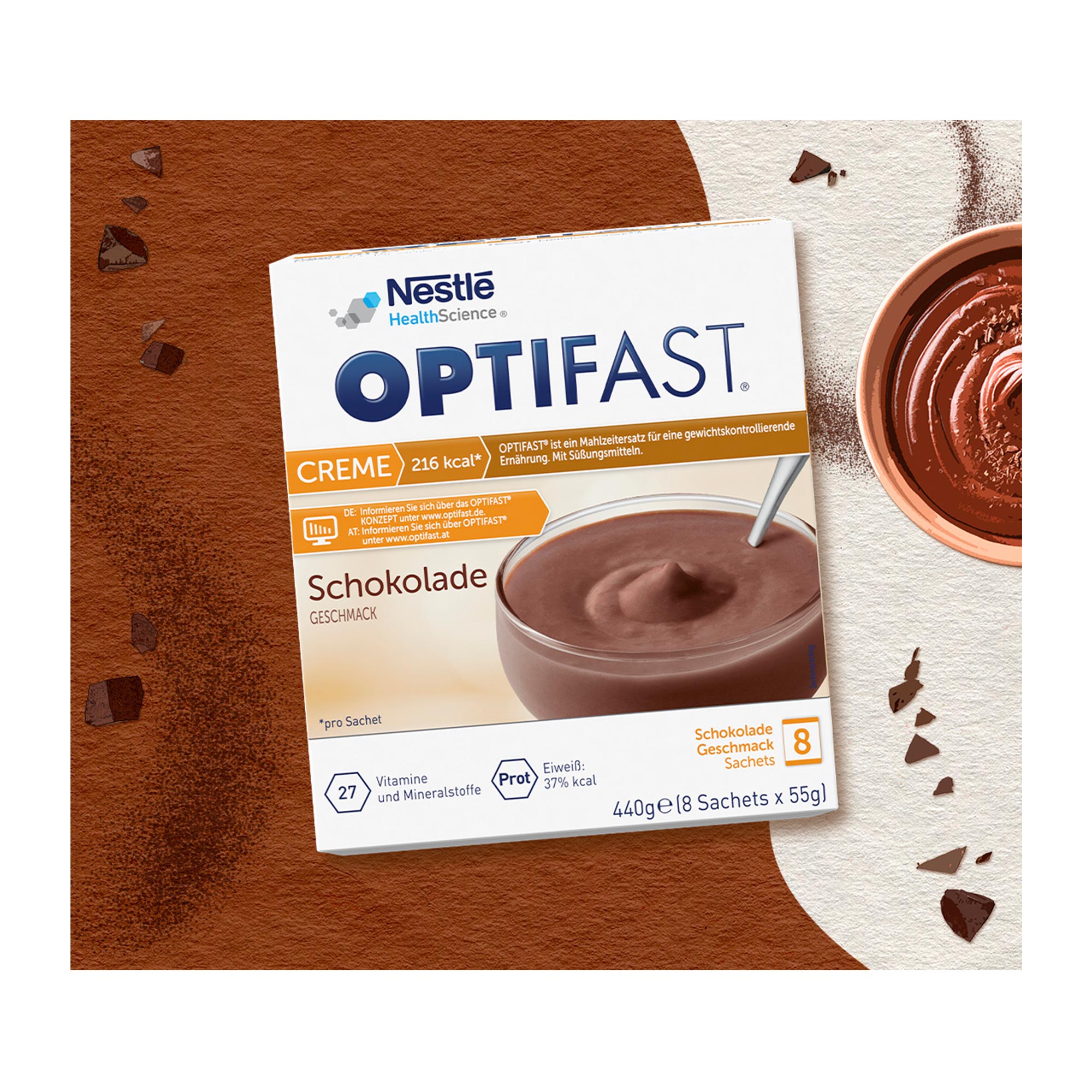 Optifast Creme Schokolade Pulver