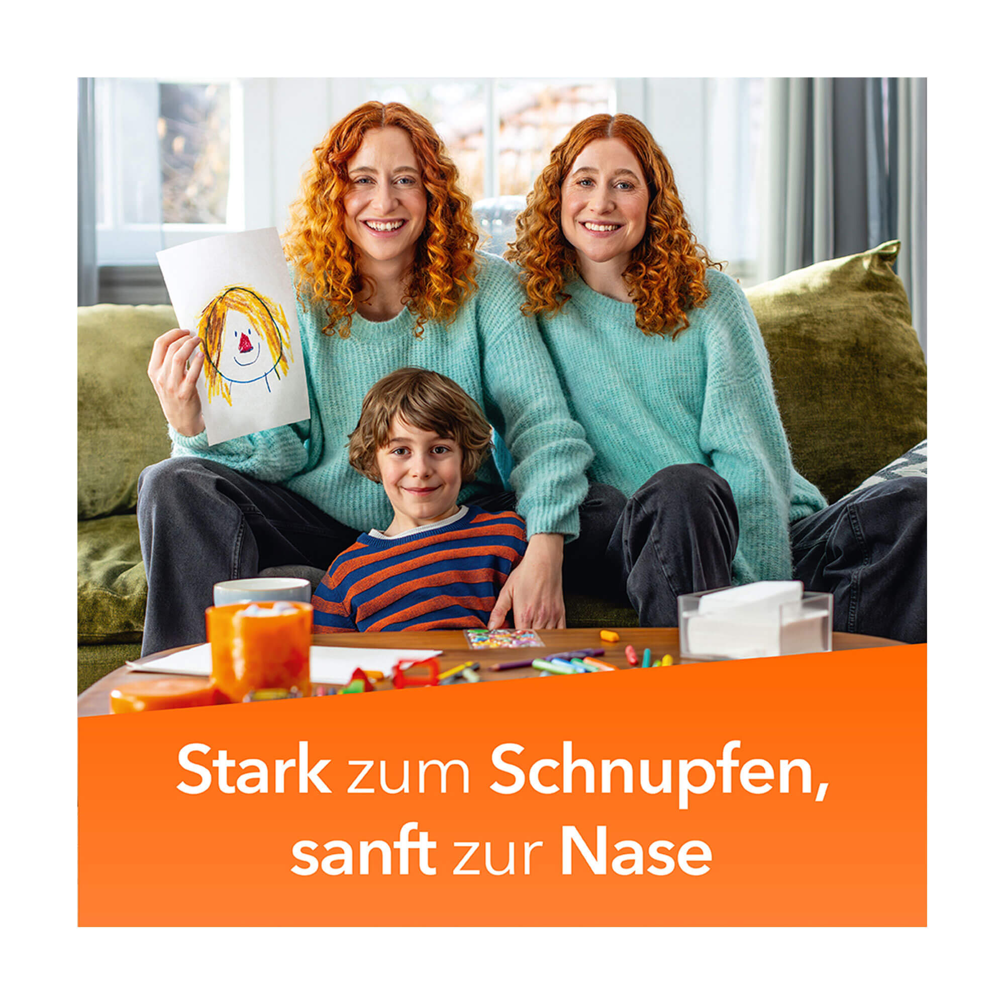 Grafik NasenDuo Nasenspray ratiopharm Stark zum Schnupfen, sanft zur Nase