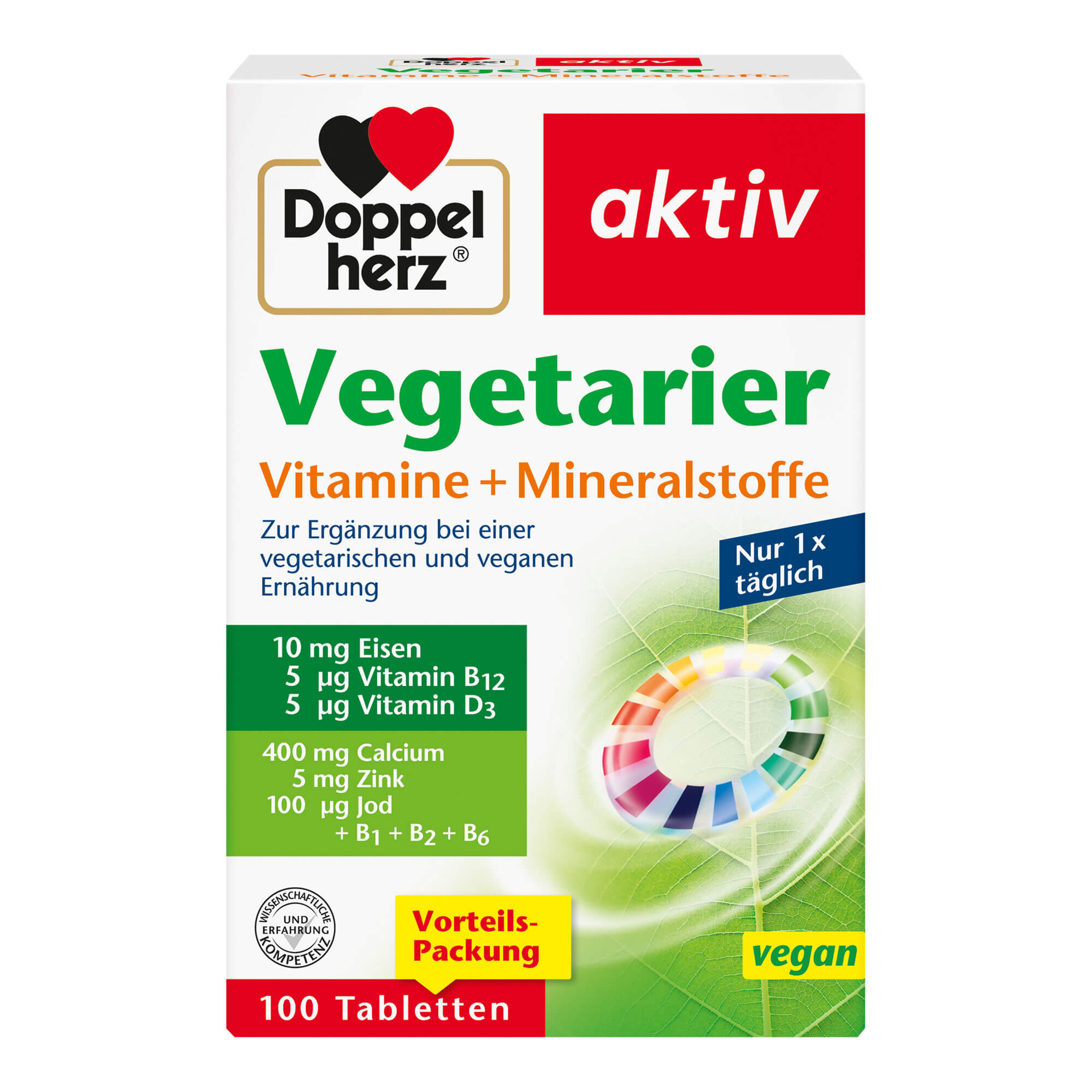 Abgestimmte Nährstoffe für Vegetarier und Veganer.