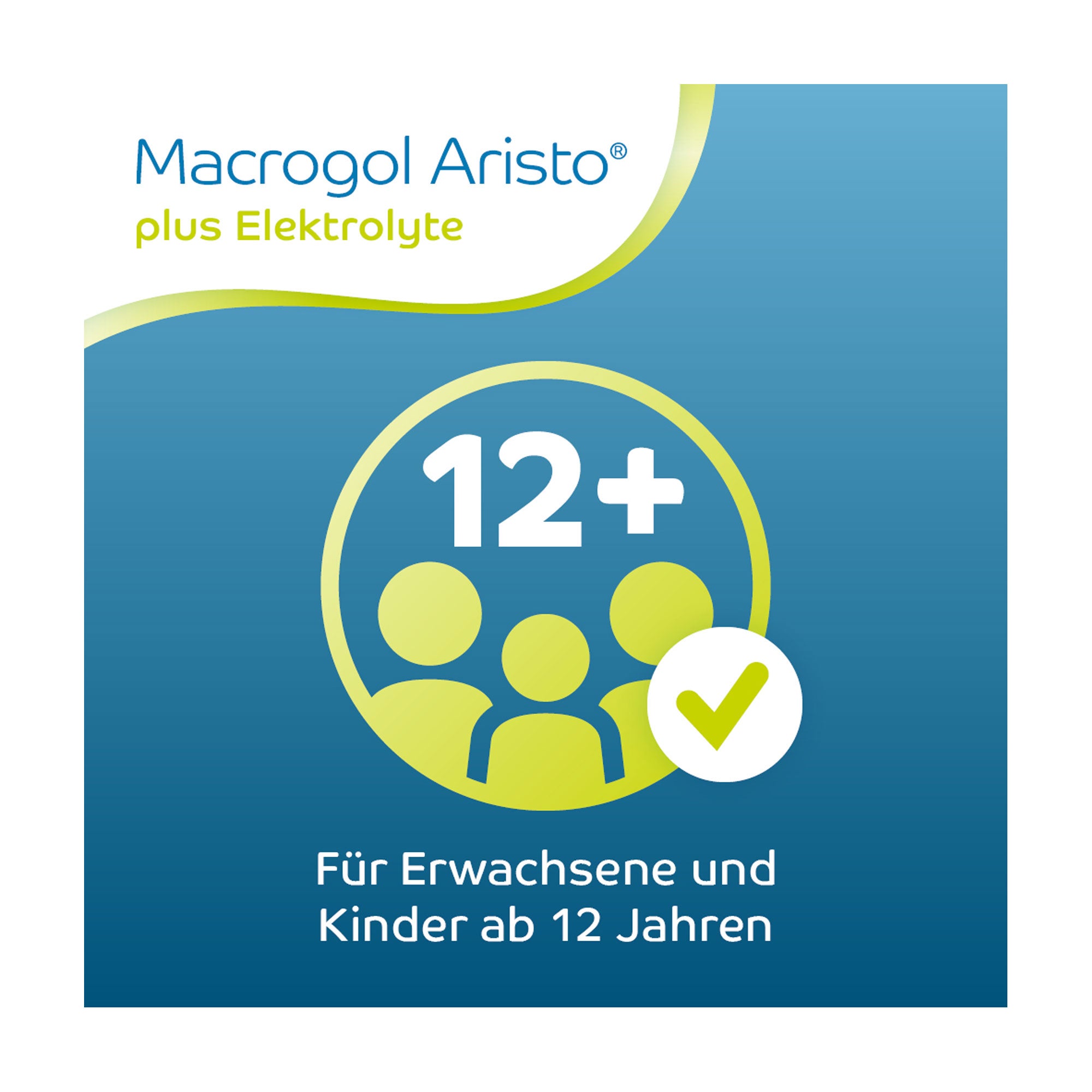 Grafik Macrogol Aristo plus Elektrolyte 13,72 g Pulver zur Herstellung einer Lösung zum Einnehmen Für Erwachsene und Kinder ab 12 Jahren