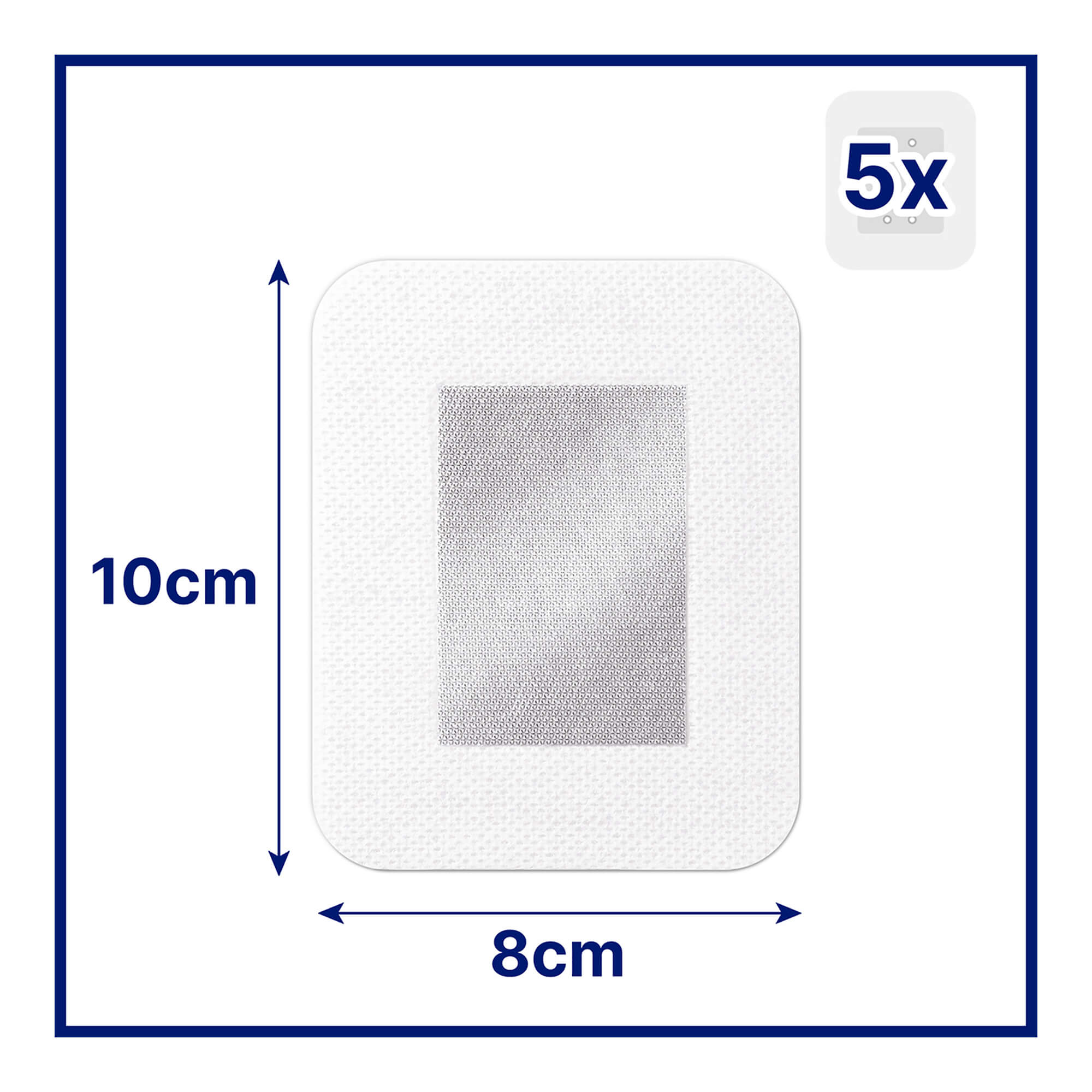 Hansaplast Sensitive Wundpflaster antibakteriell 8x10 cm