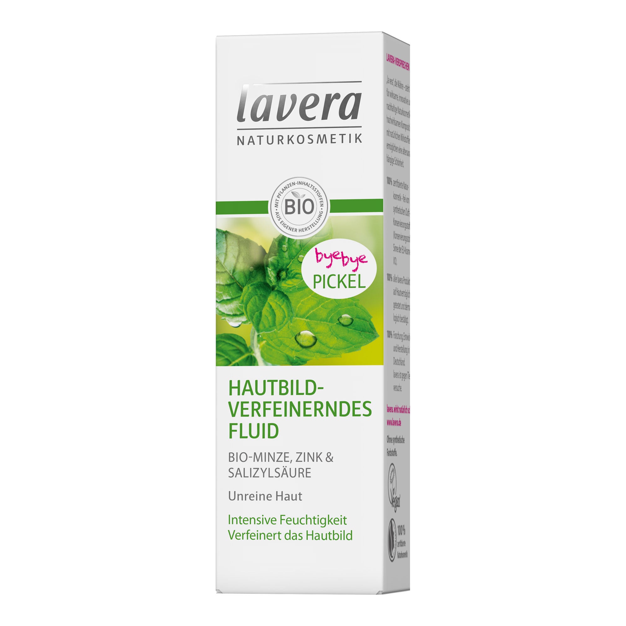 Lavera Hautbildverfeinerndes Fluid Bio-Minze