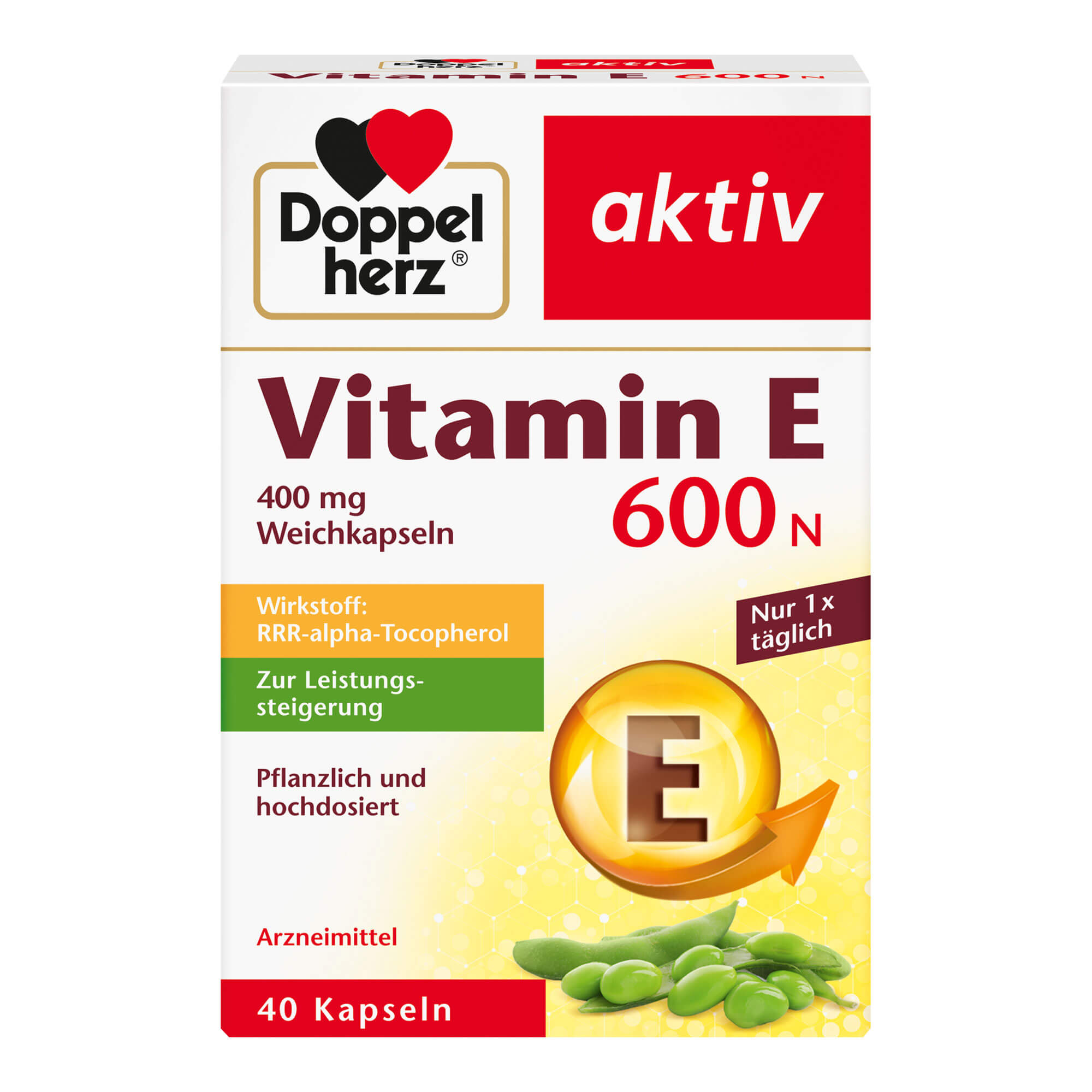 Vitaminpräparat zur Leistungssteigerung. Mit Vitamin E.