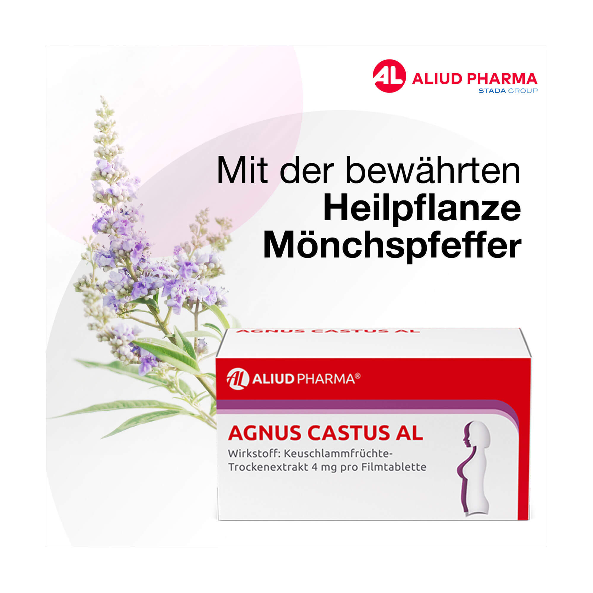 Grafik Agnus Castus AL Filmtabletten Mit der bewährten Heilpflanze Mönchspfeffer