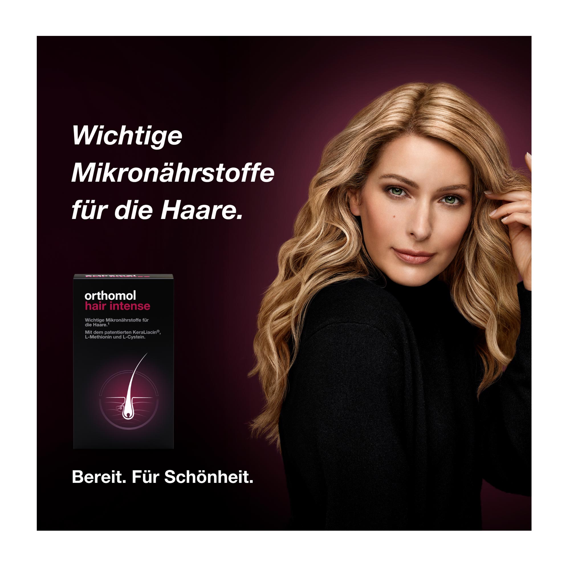 Orthomol Hair Intense Kapseln wichtige Mikronährstoffe für die Haare