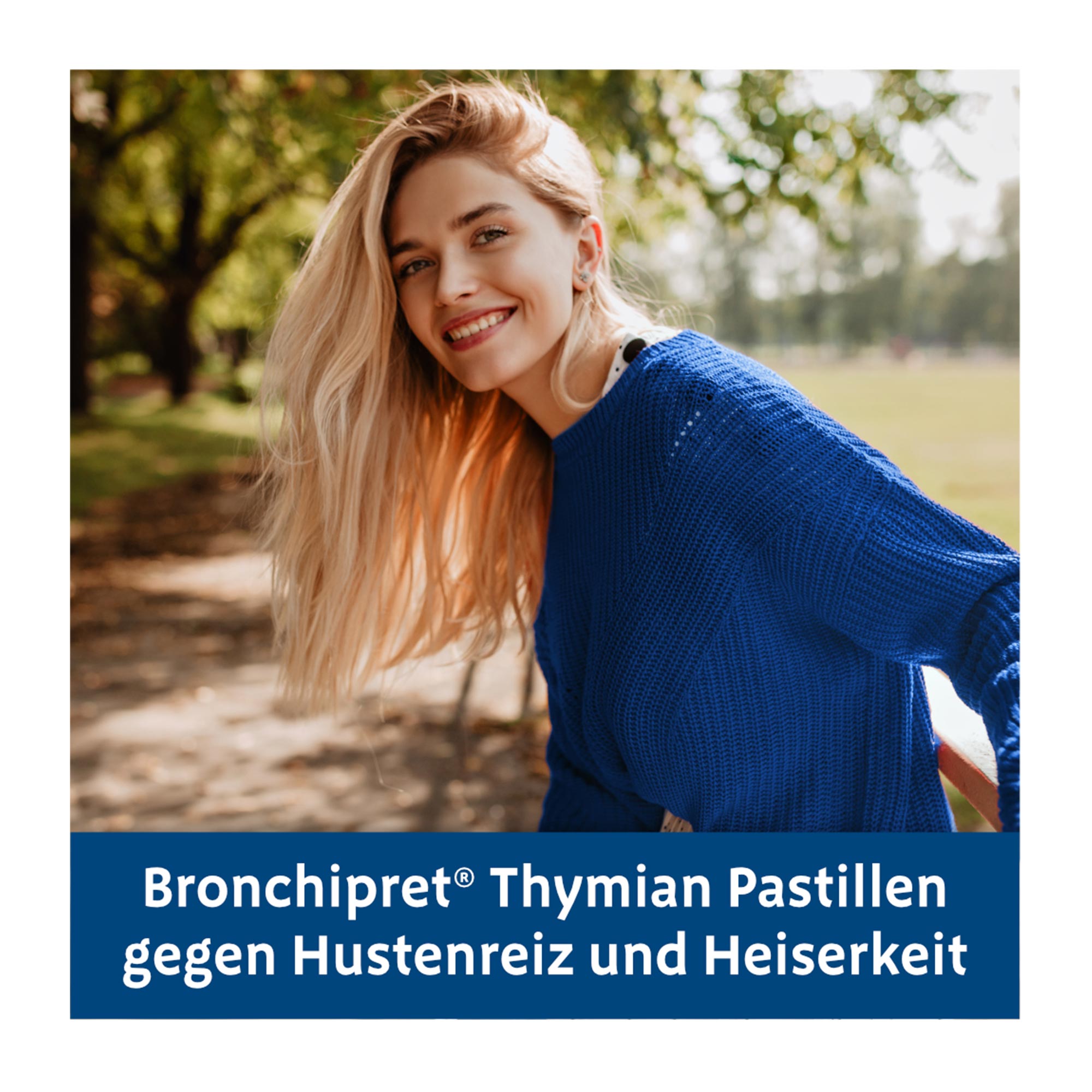 Grafik Bronchipret Thymian Pastillen gegen Hustenreiz und Heiserkeit