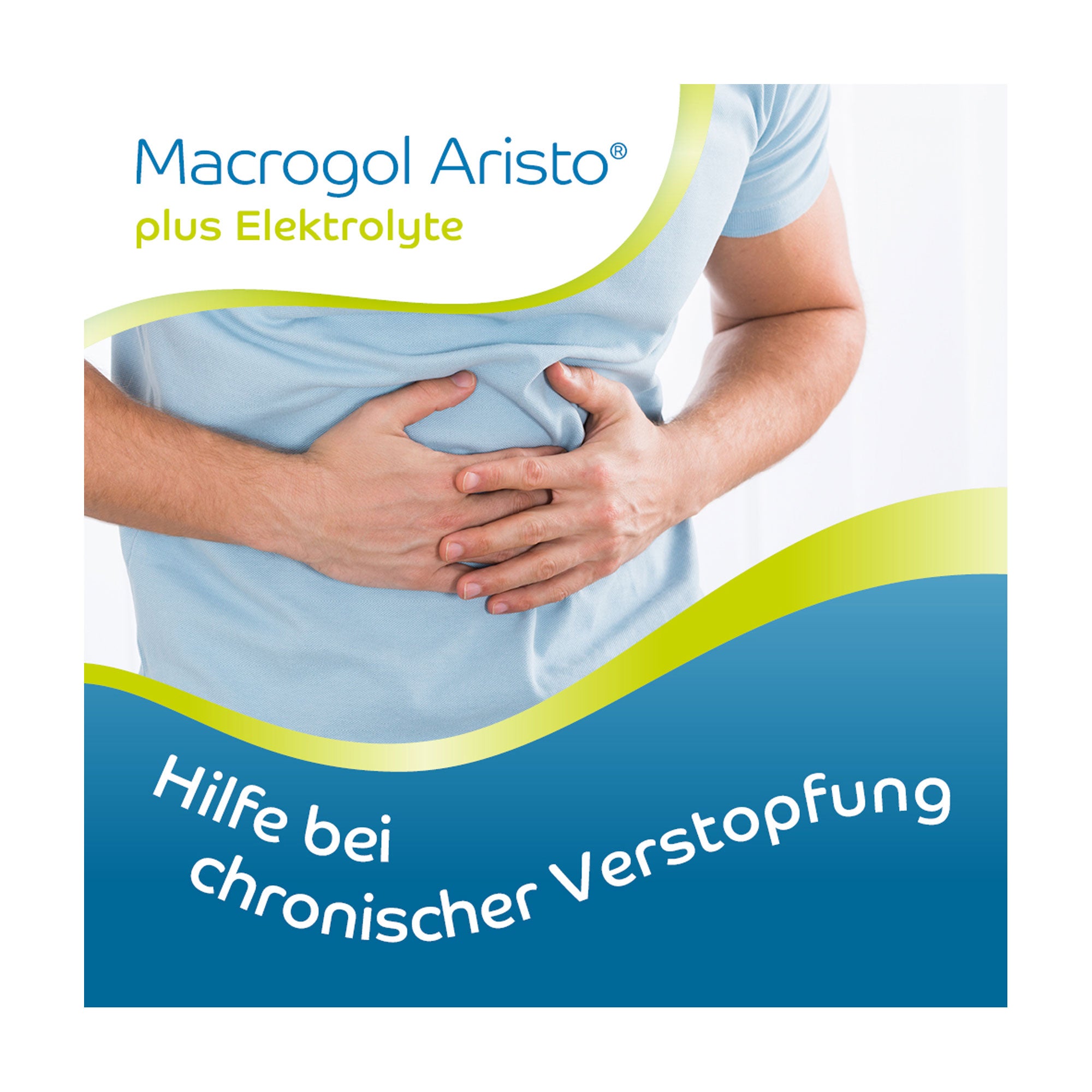 Grafik Macrogol Aristo plus Elektrolyte 13,72 g Pulver zur Herstellung einer Lösung zum Einnehmen Hilfe bei chronischer Verstopfung