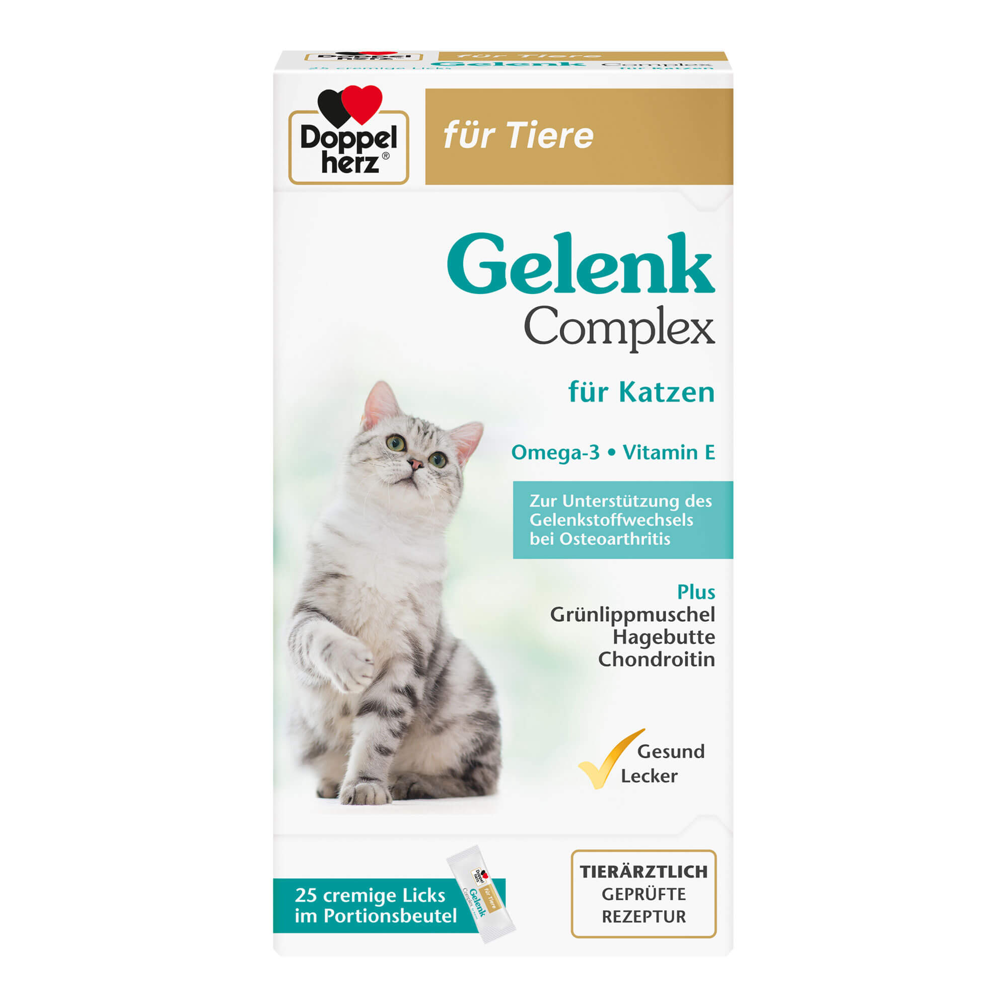 Diätergänzungsfuttermittel für Katzen.