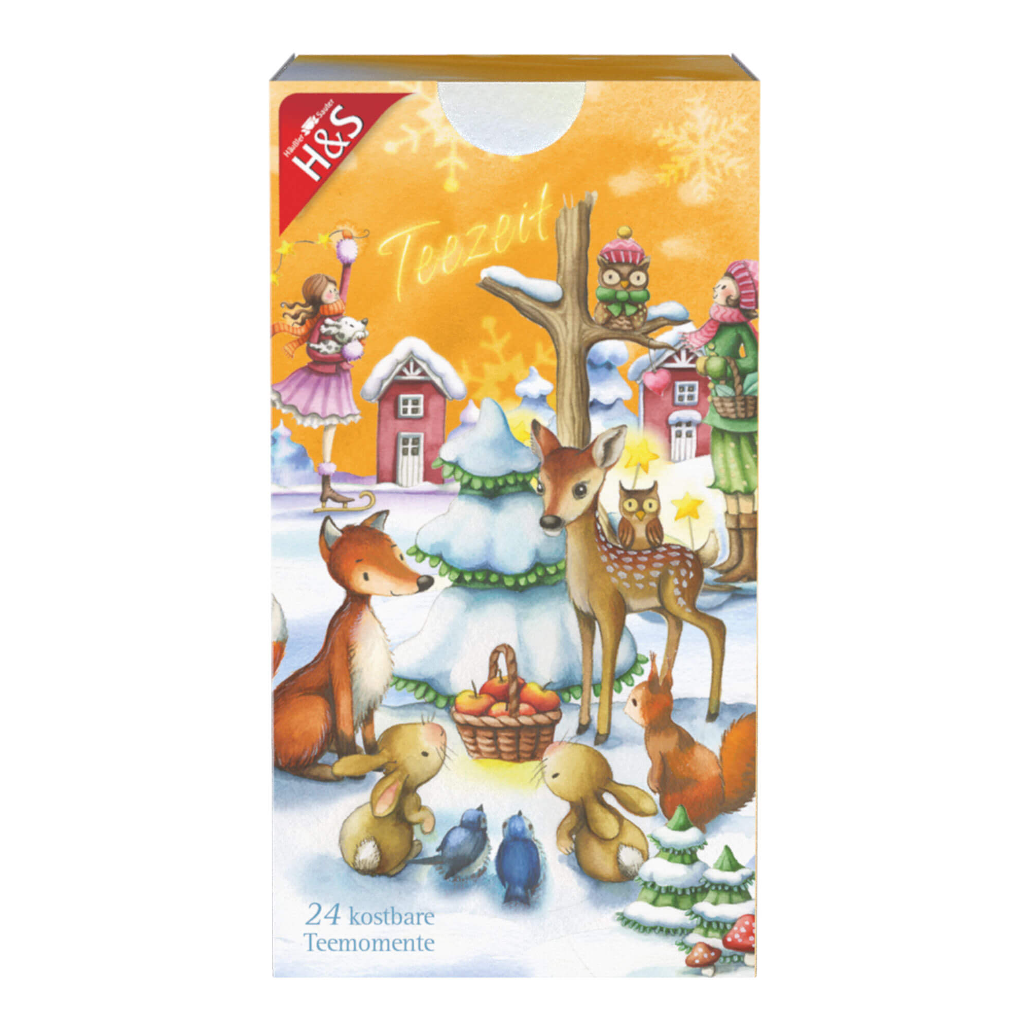 H&S Adventskalender Stern Filterbeutel Verpackung geschlossen