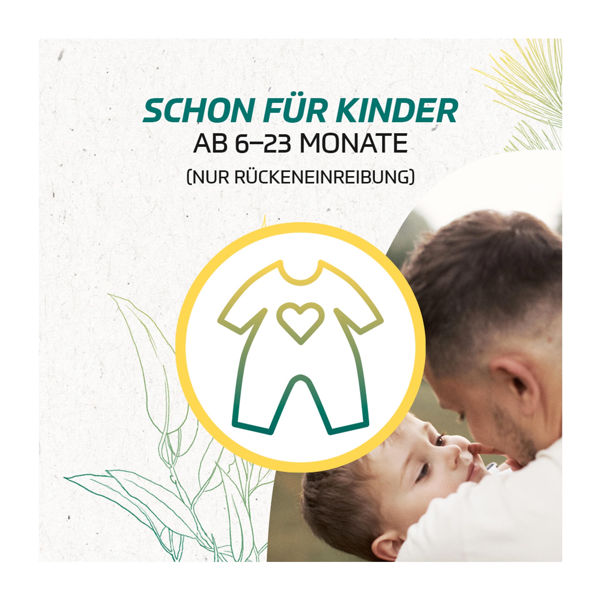 Grafik Eucabal Balsam S schon für Kinder ab 6 Monaten