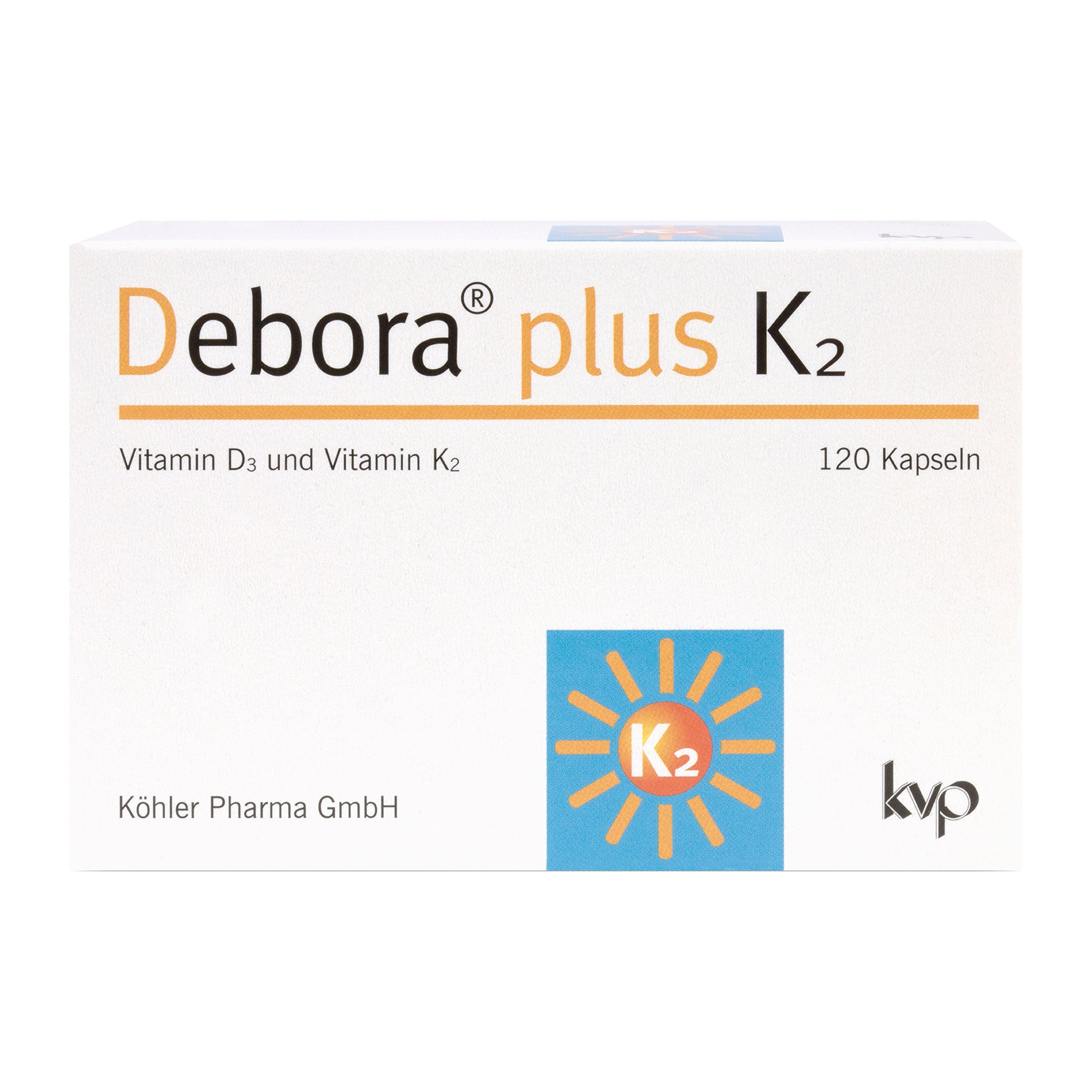 Nahrungsergänzungsmittel mit Vitamin D3 und Vitamin K2.