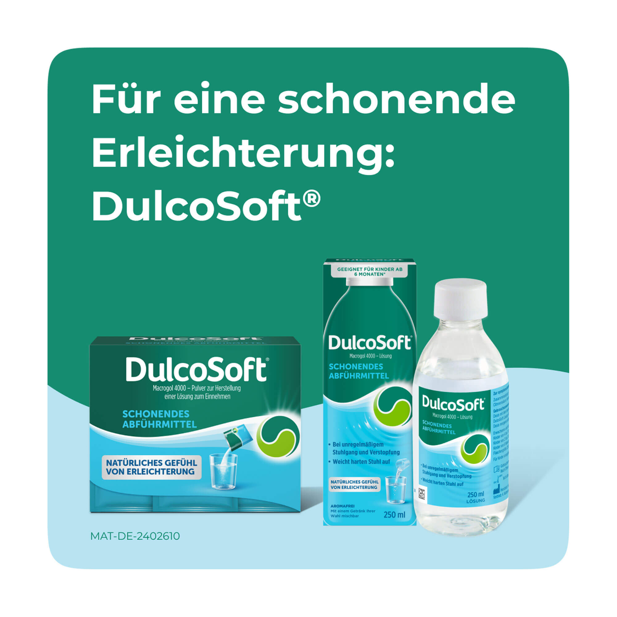 Grafik DulcoSoft Produktsortiment