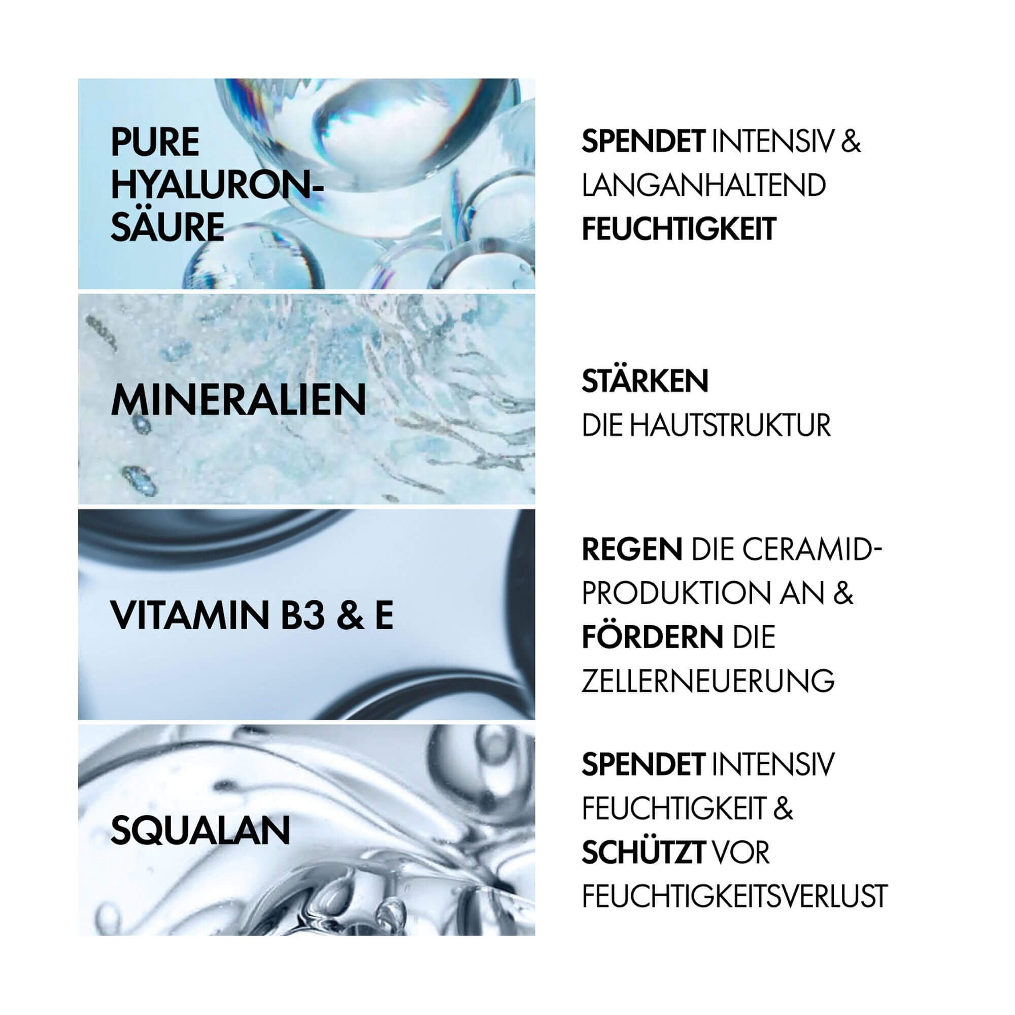 Grafik Vichy Mineral 89 Feuchtigkeits-Boost Creme Inhaltsstoffe