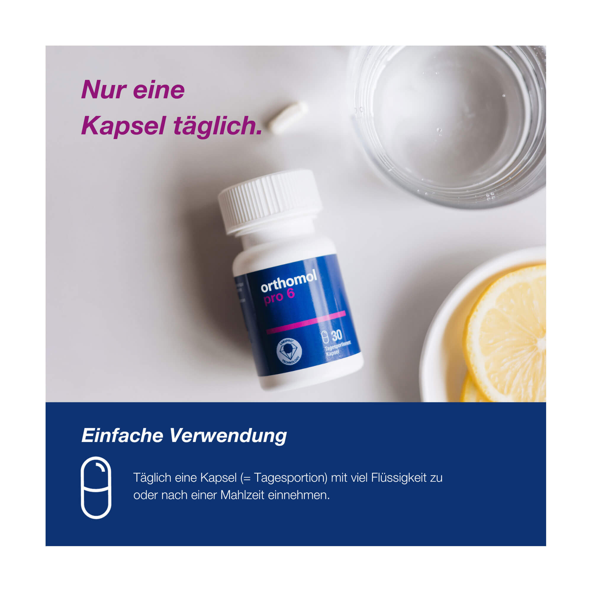 Orthomol Pro 6 Kapseln Einnahmeempfehlung