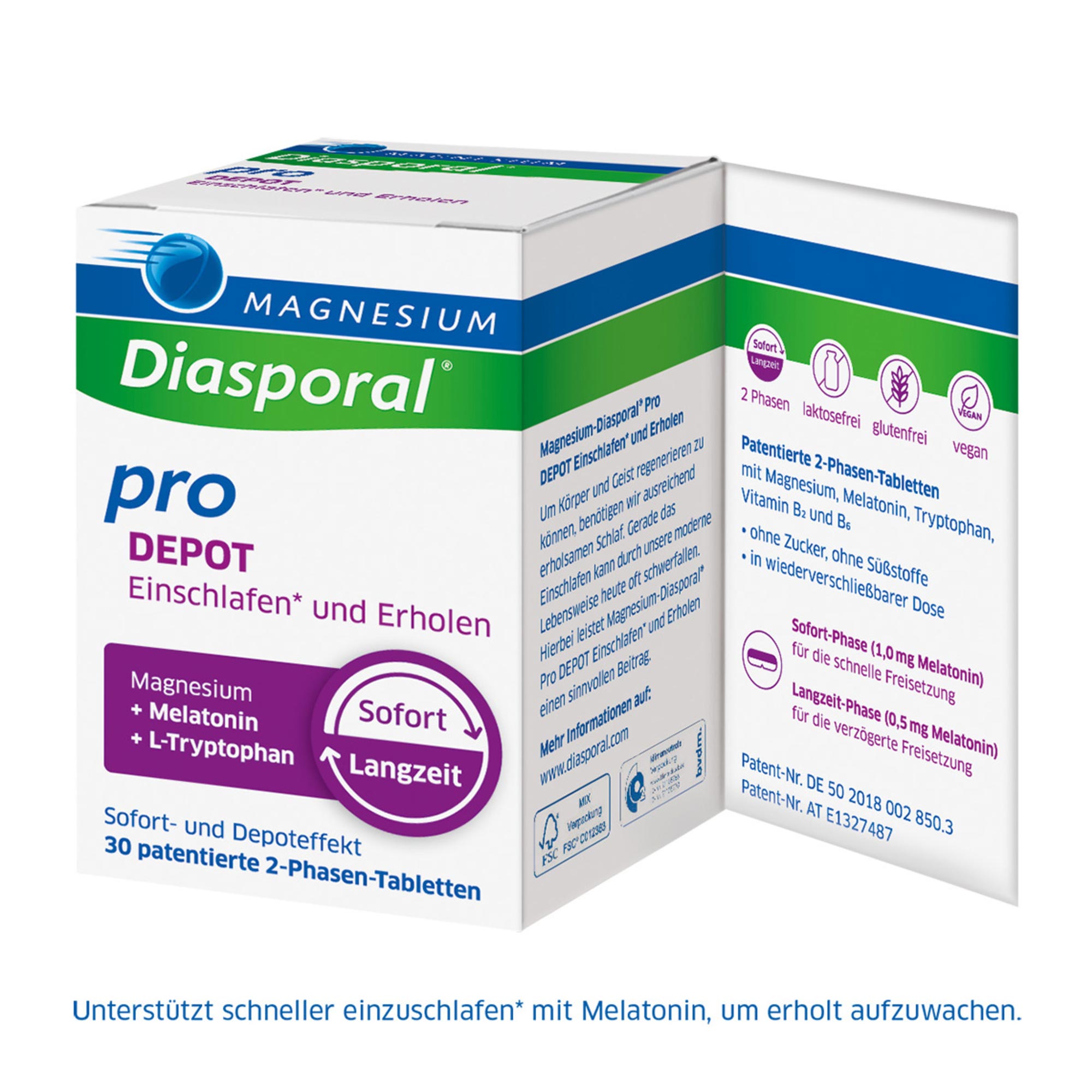 Grafik Magnesium Diasporal Pro DEPOT Tabletten