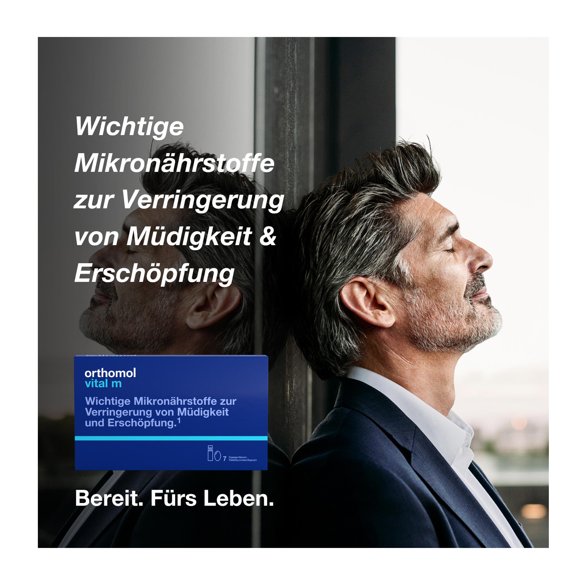 Orthomol Vital M Trinkfläschchen wichtige Mikronährstoffe zur Verringerung von Müdigkeit und Erschöpfung