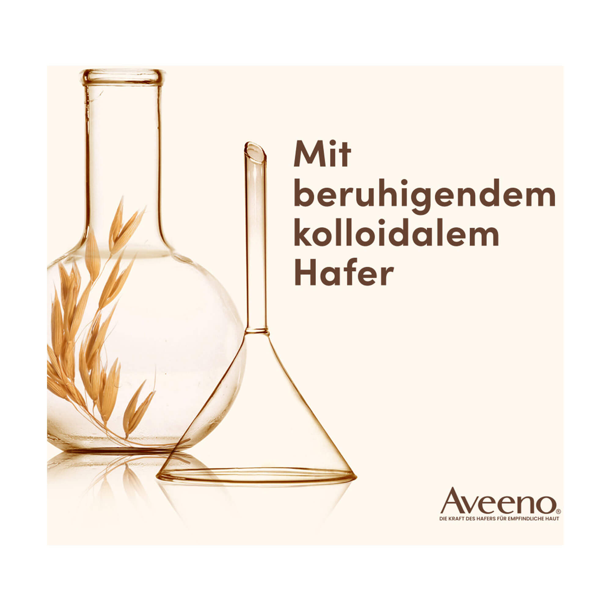 Grafik Aveeno Daily Moisturising Seifenfreies Duschgel Mit 100% natürlich kolloidalem Hafer