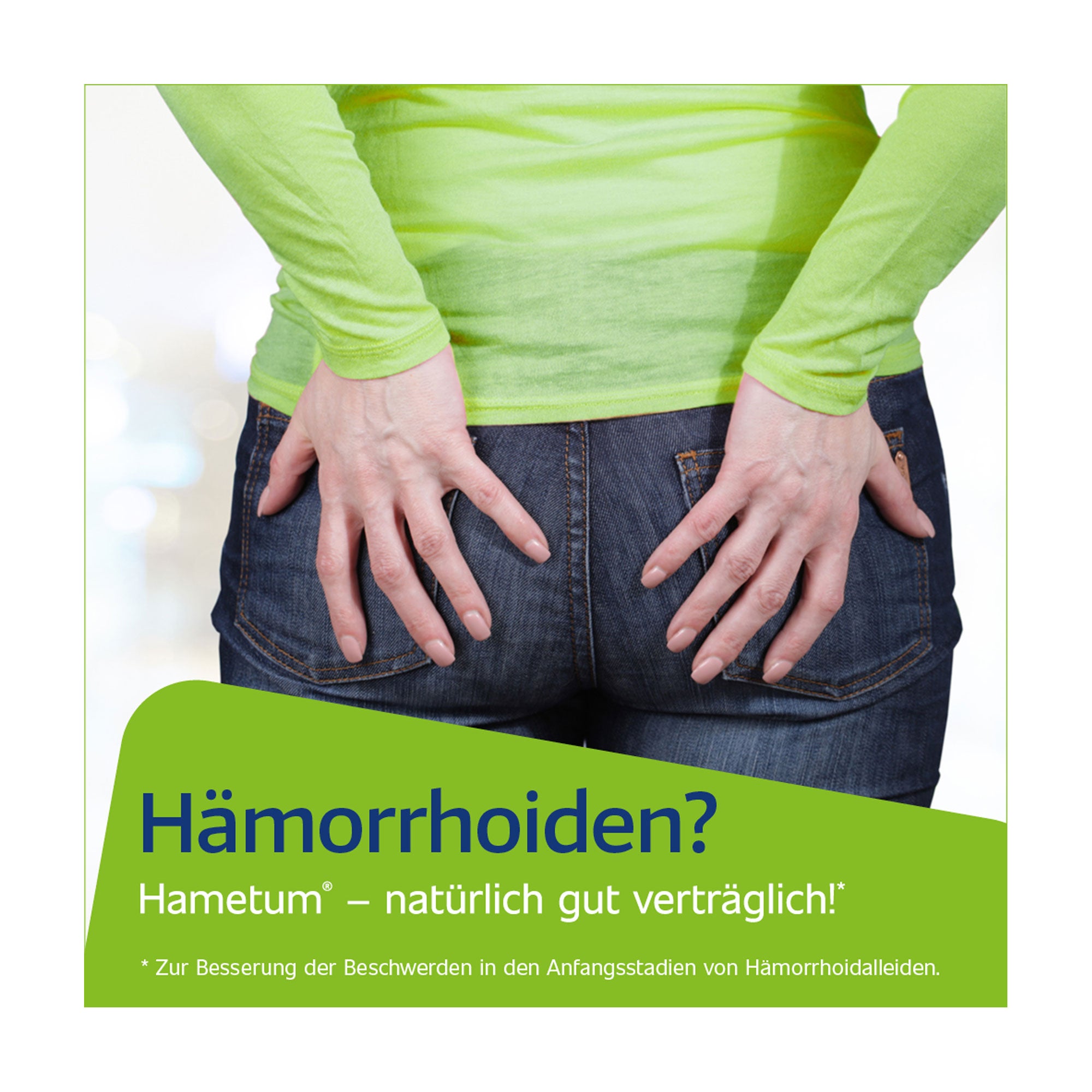 Grafik Hametum Hämorrhoidensalbe Zur Besserung der Beschwerden in den Anfangsstadien von Hämorrhoidalleiden