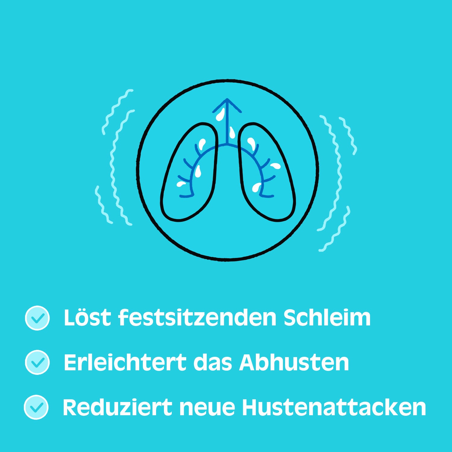 Grafik Silomat Hustenlöser Ambroxolhydrochlorid 30 mg/5 ml Sirup Wirkungen