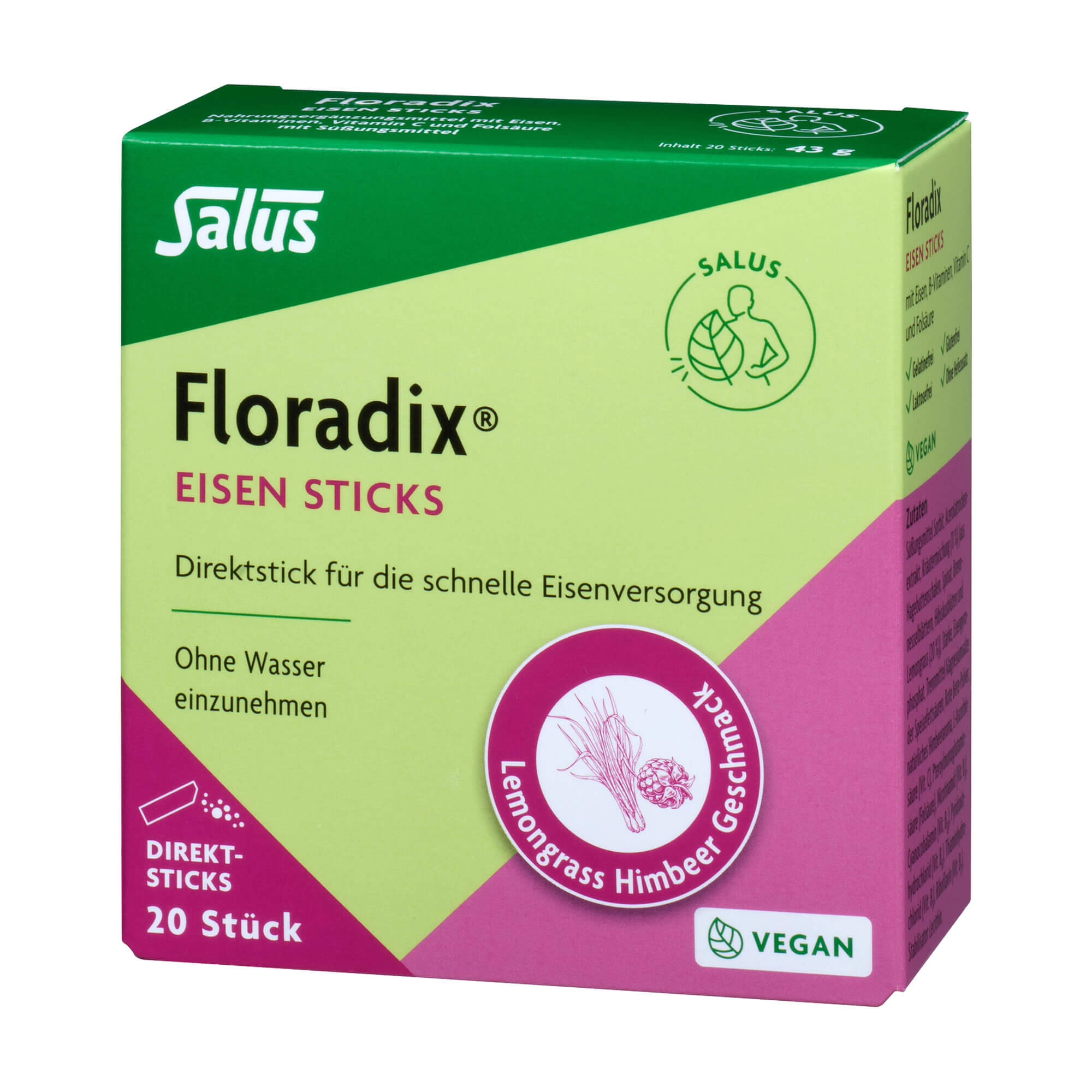 Direktsticks für die schnelle Eisenversorgung.