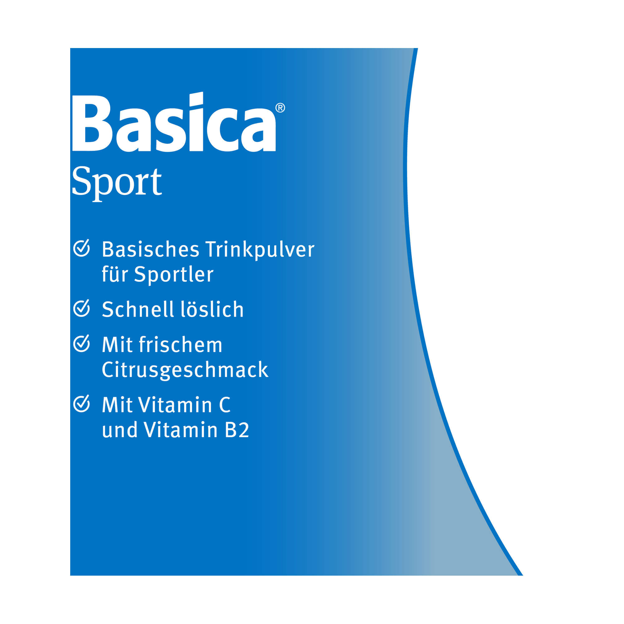 Grafik Basica Sport Trinkpulver Produktmerkmale