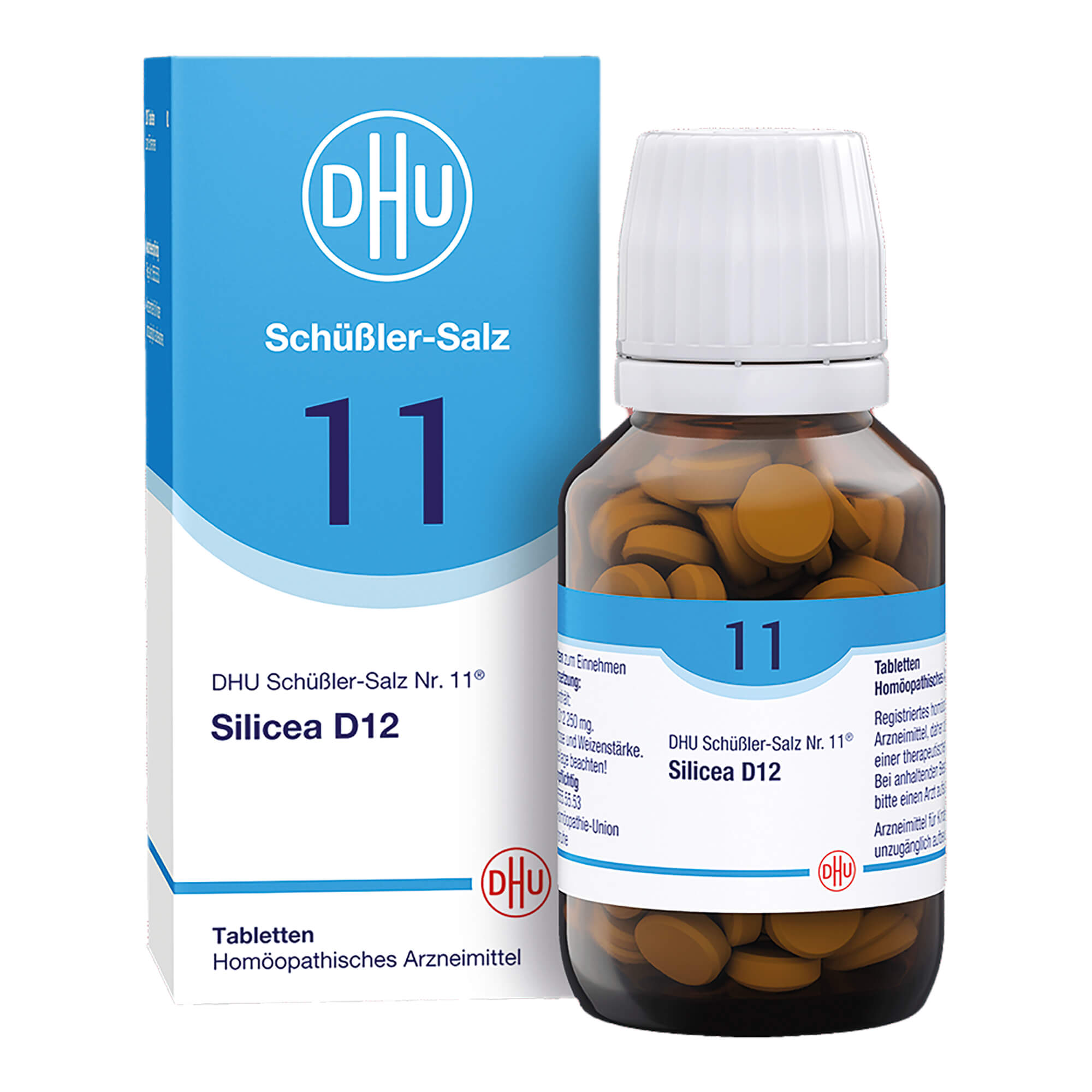Homöopathisches Arzneimittel mit Silicea Trit. D12.