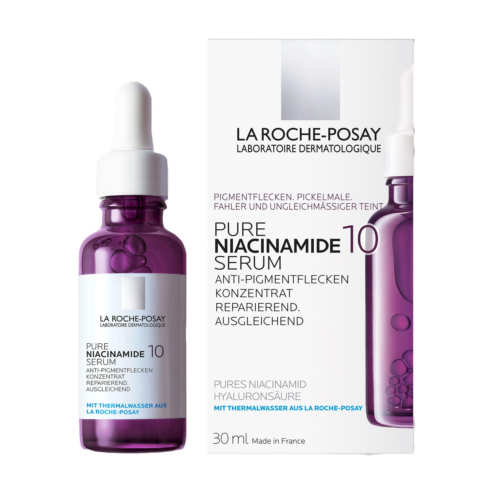 Umverpackung von La Roche Posay Pure Niacinamide 10 Serum