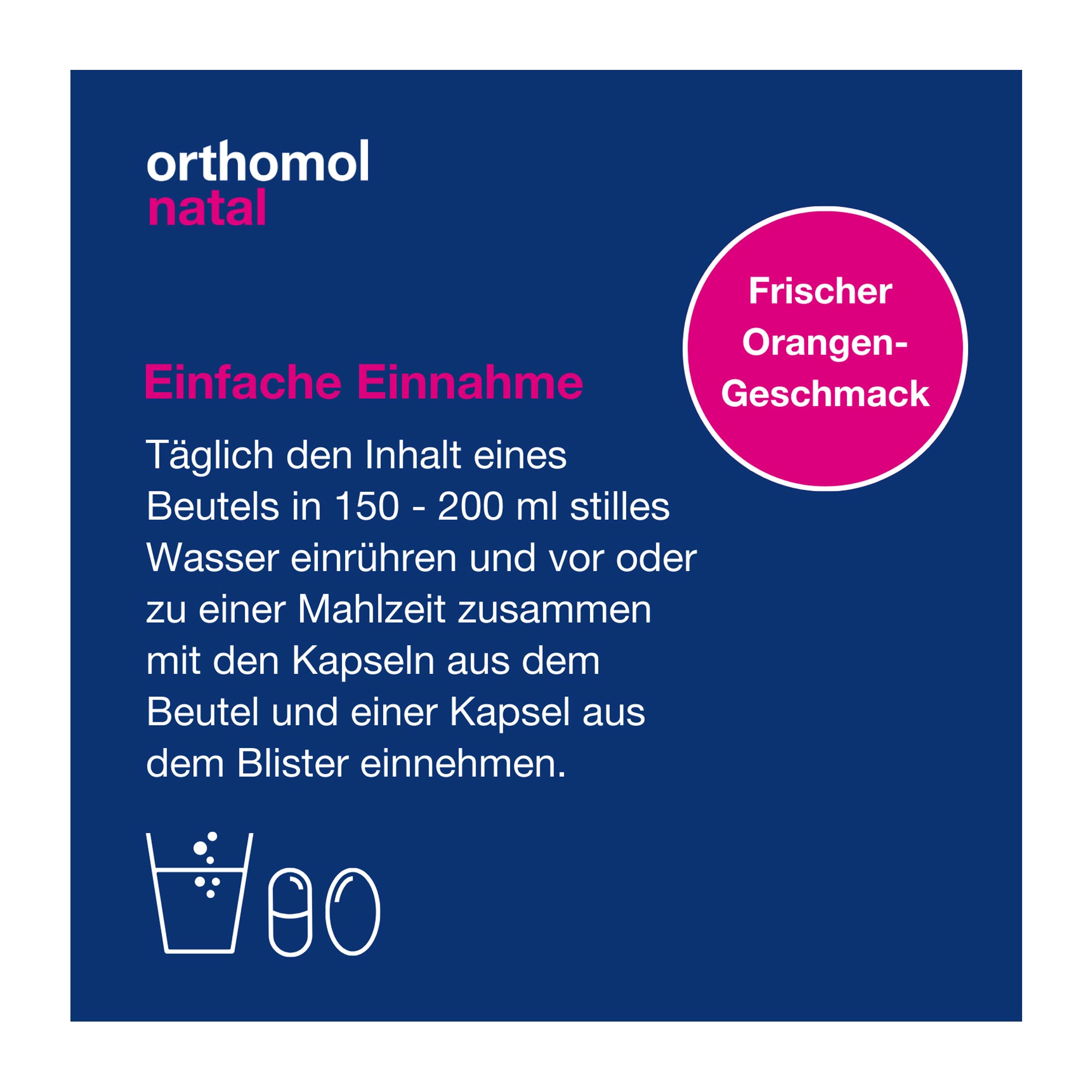 Orthomol Natal 30 Granulat/Kapseln Kombipackung einfache Einnahme