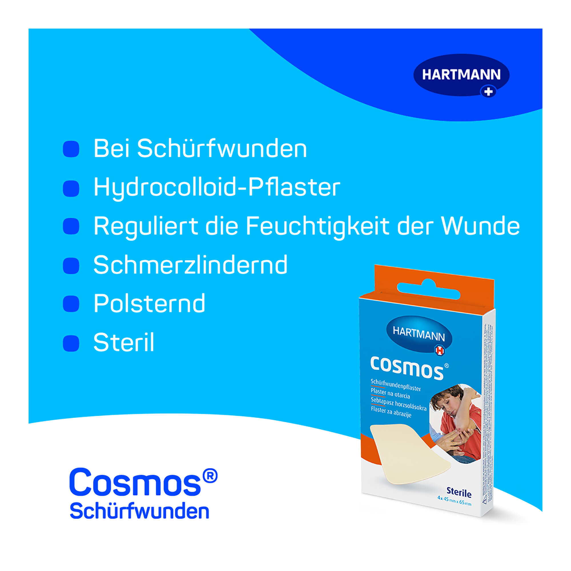 Hartmann cosmos Schürfwundenpflaster Vorteile