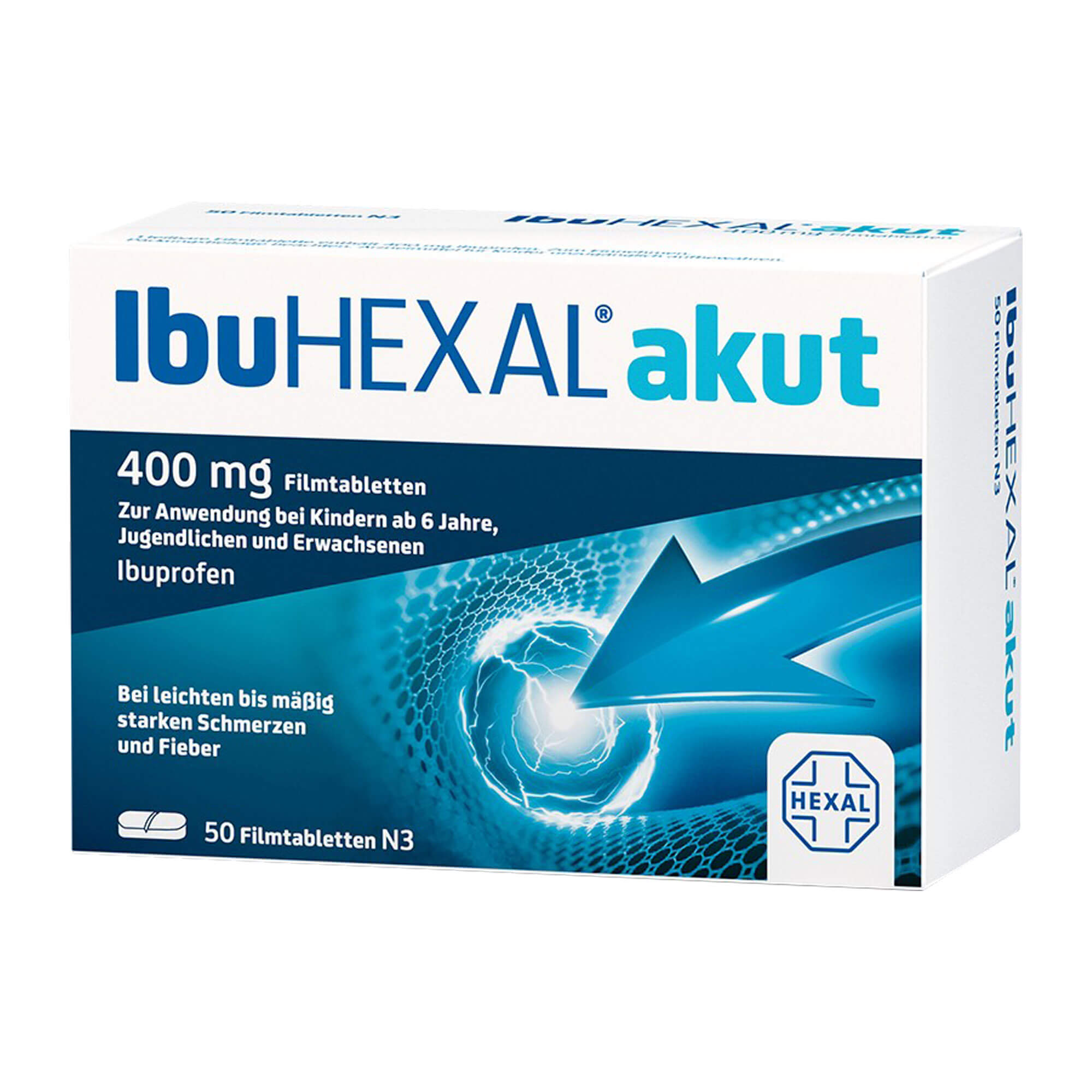 Zur Behandlung von leichten bis mäßig starken Schmerzen und Fieber. Ab 20 kg Körpergewicht (6 Jahren).