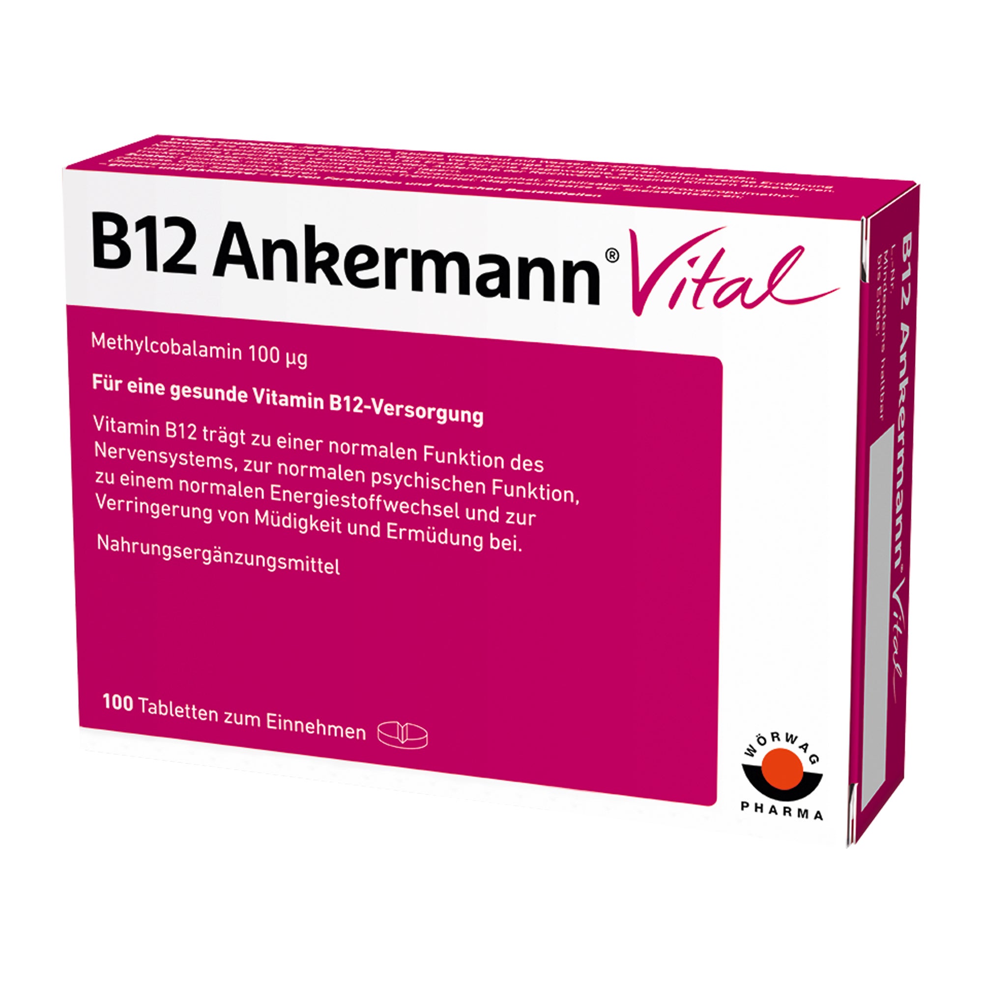 B12 ANKERMANN VITAL, 100 St | Arzneimittel-Datenbank