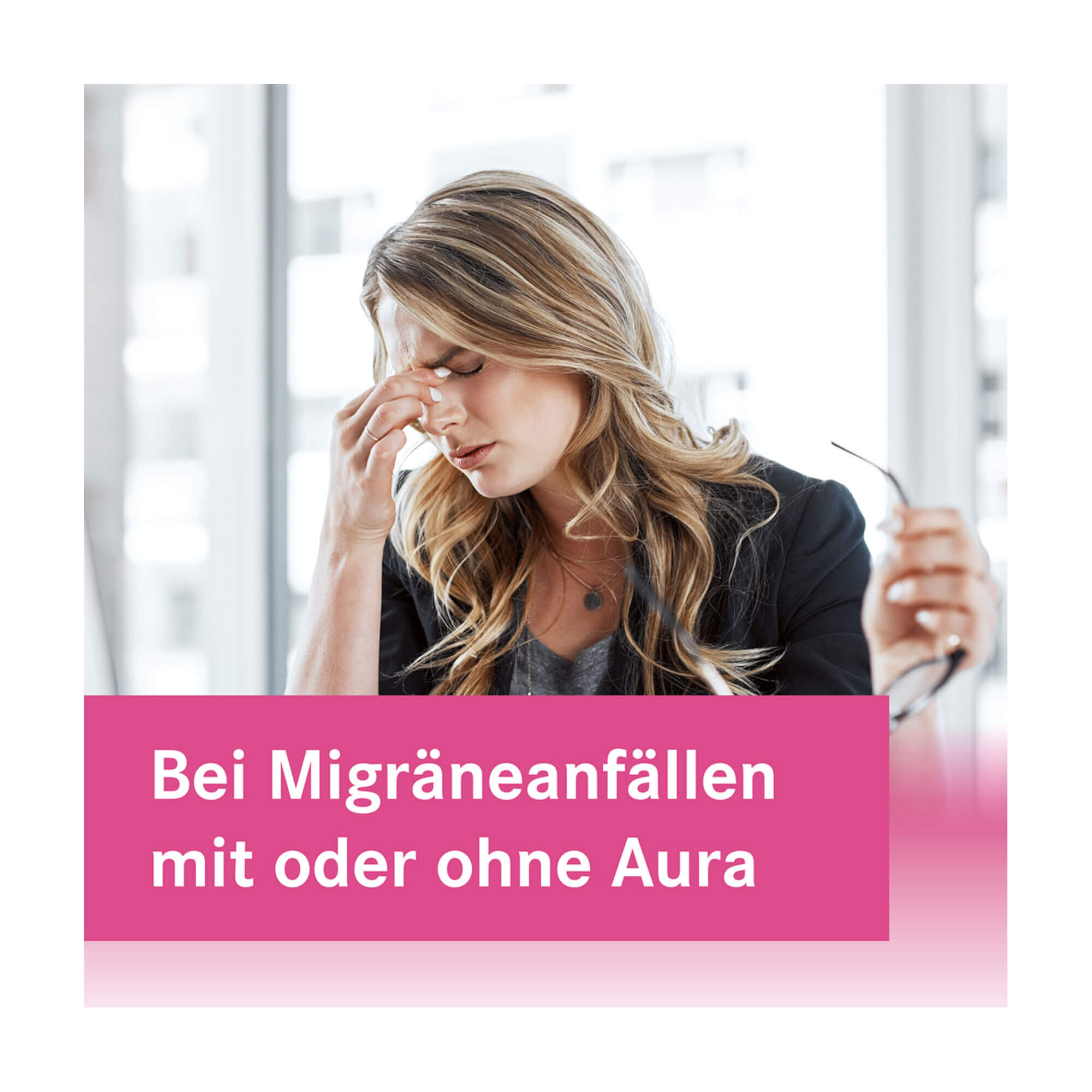 Grafik Almotriptan HEUMANN bei Migräne 12,5 mg Filmtabletten Bei Migräneanfällen mit oder ohne Aura