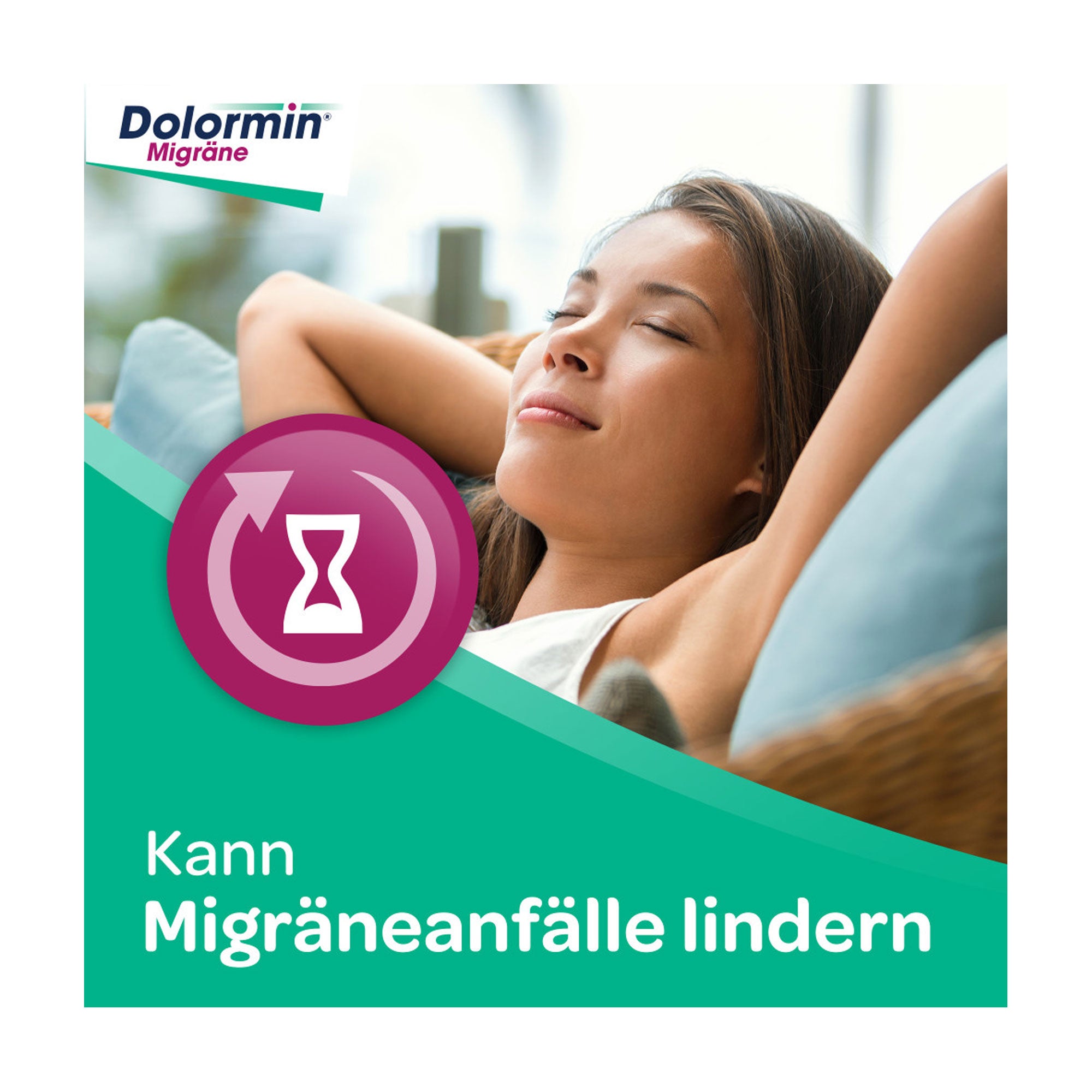 Grafik Dolormin Migräne Filmtabletten Kann Migräneanfälle lindern