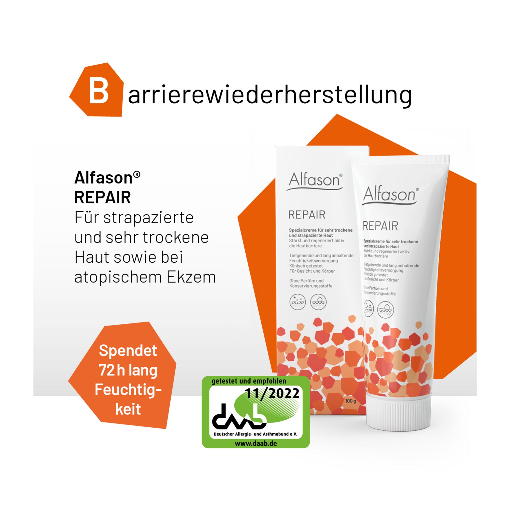 Grafik Alfason Repair Creme Barrierewiederherstellung