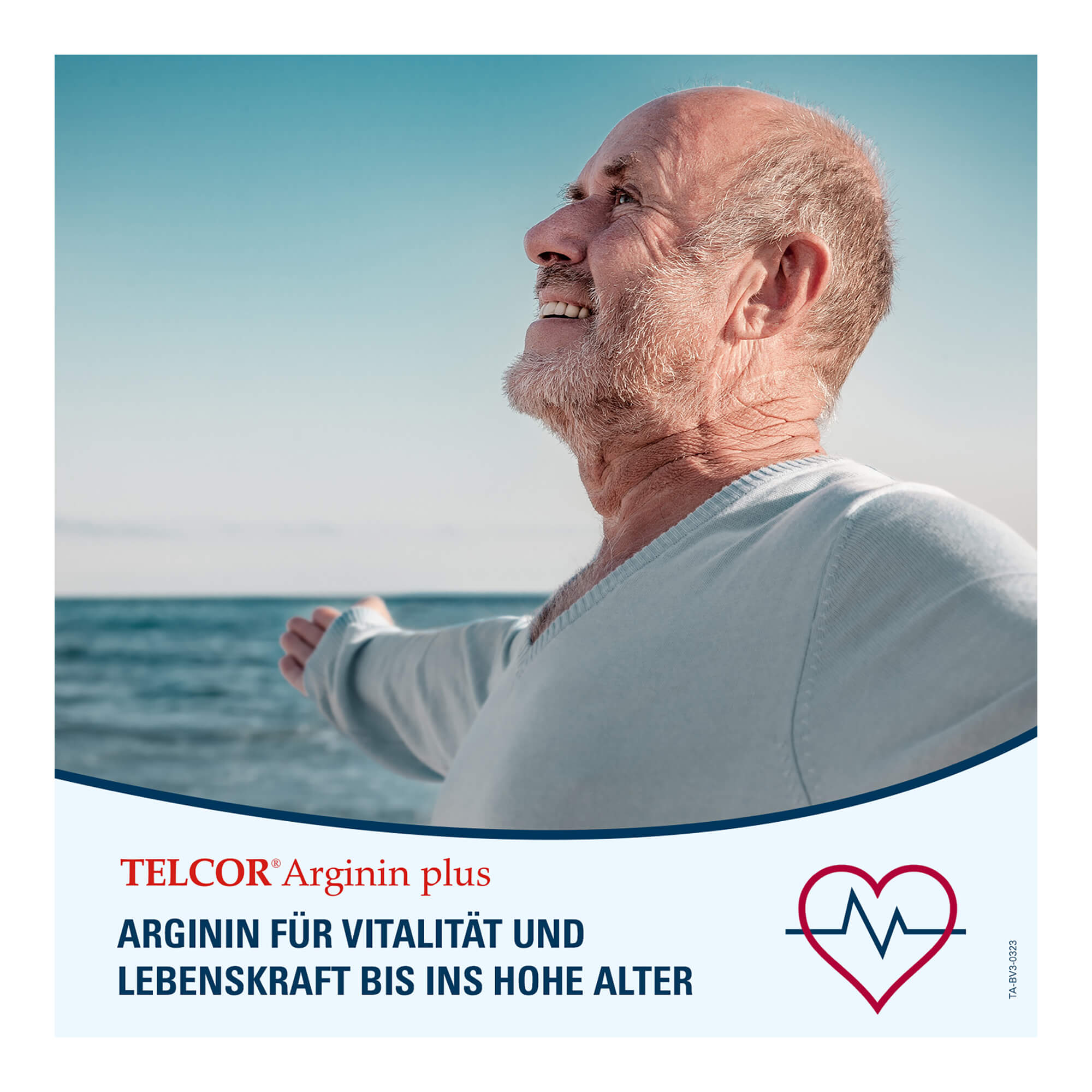 Grafik Telcor Arginin plus Granulat Für Vitalität und Lebenskraft bis ins hohe Alter