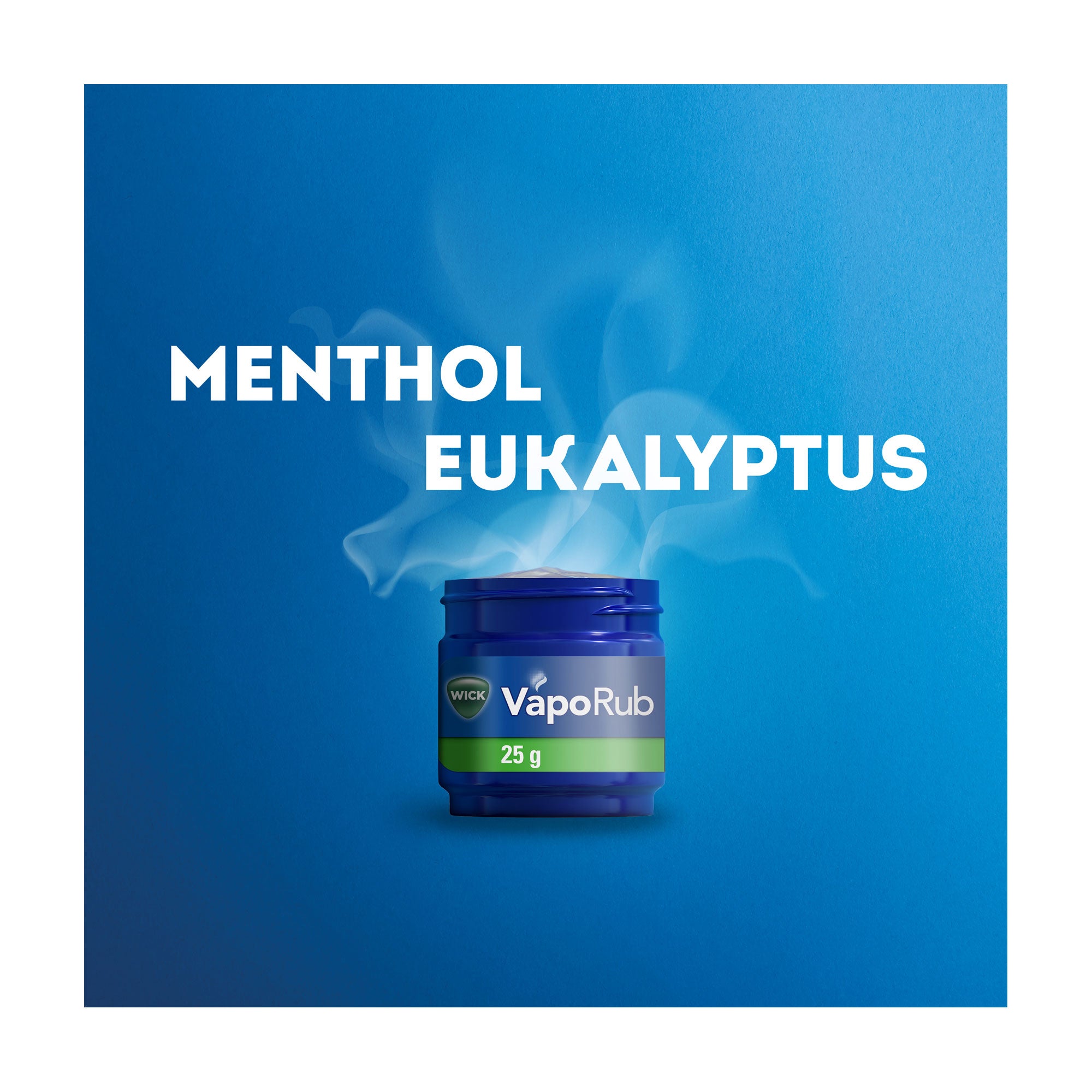 Grafik Wick Vaporub Erkältungssalbe Mit Menthol und Eukalyptus