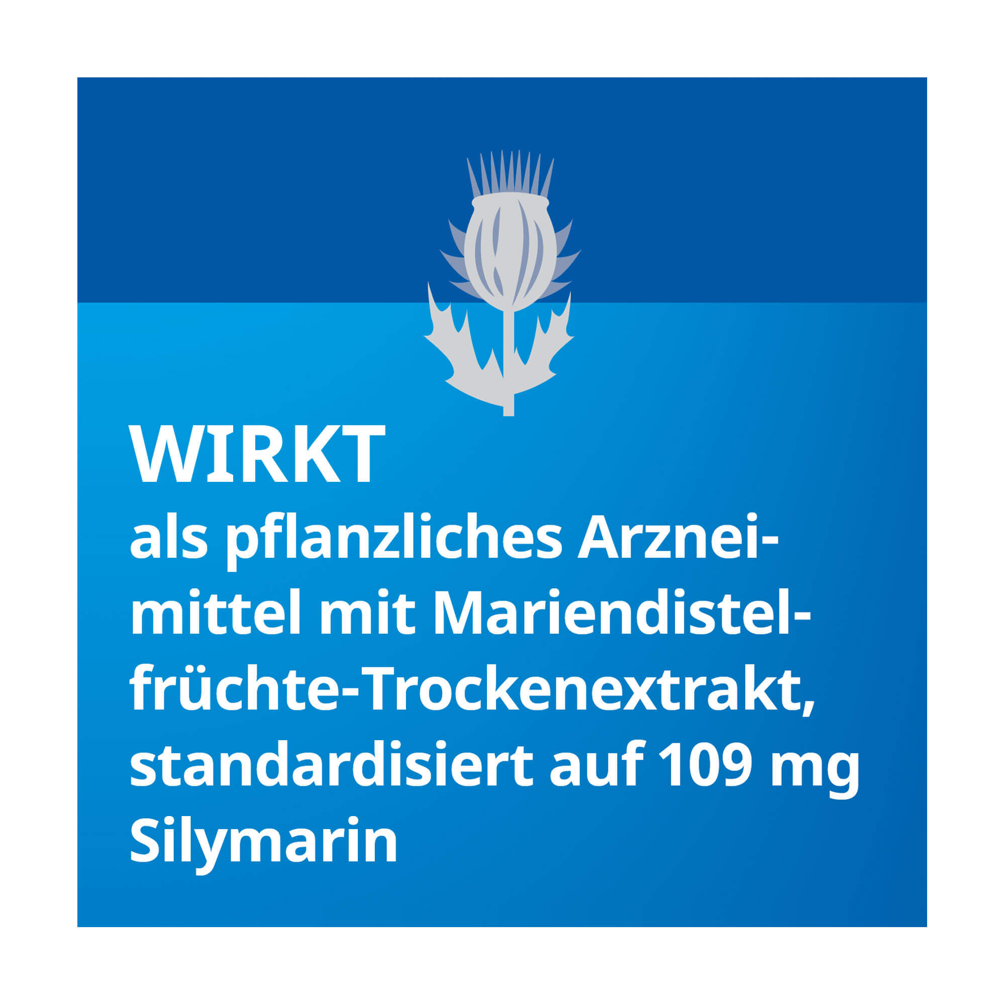 Grafik Silymarin Stada 109 mg Hartkapseln Wirkt als pflanzliches Arzneimittel mit Mariendistelfrüchte-Trockenextrakt