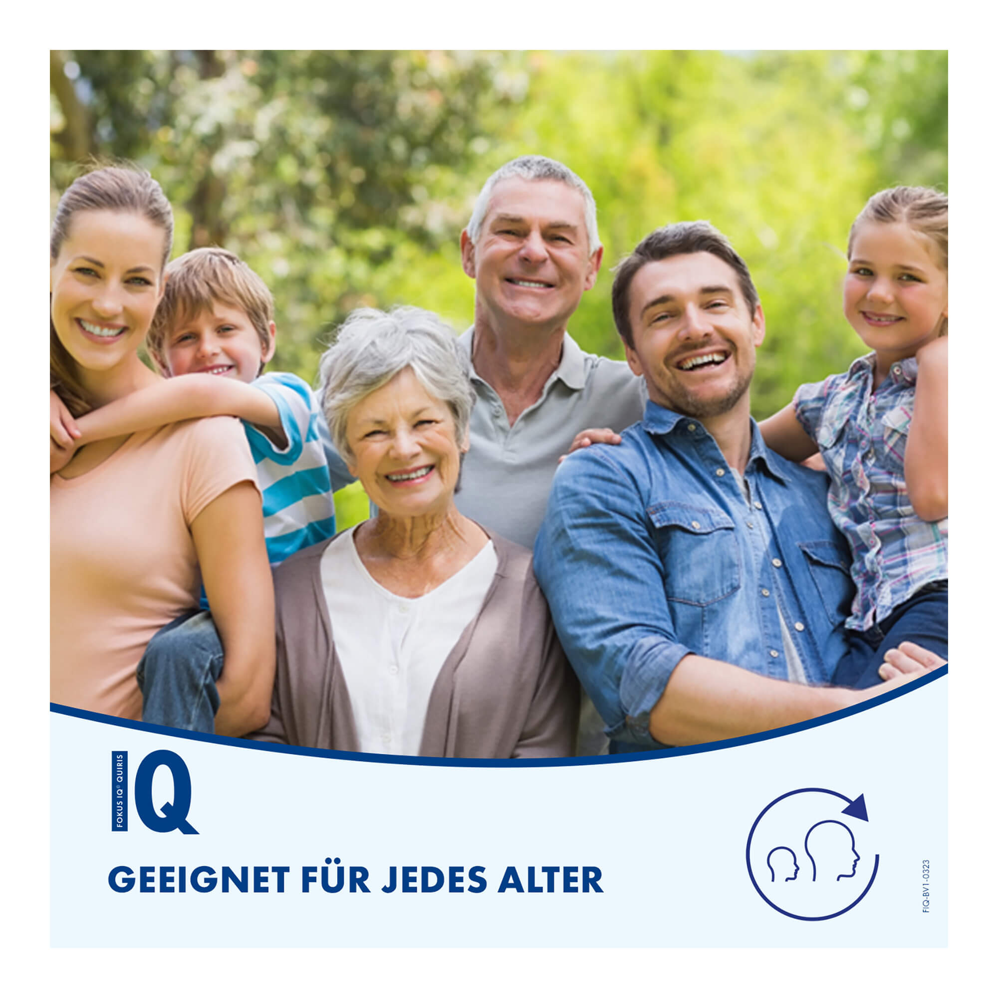 Grafik Fokus IQ Kapseln Geeignet für jedes Alter