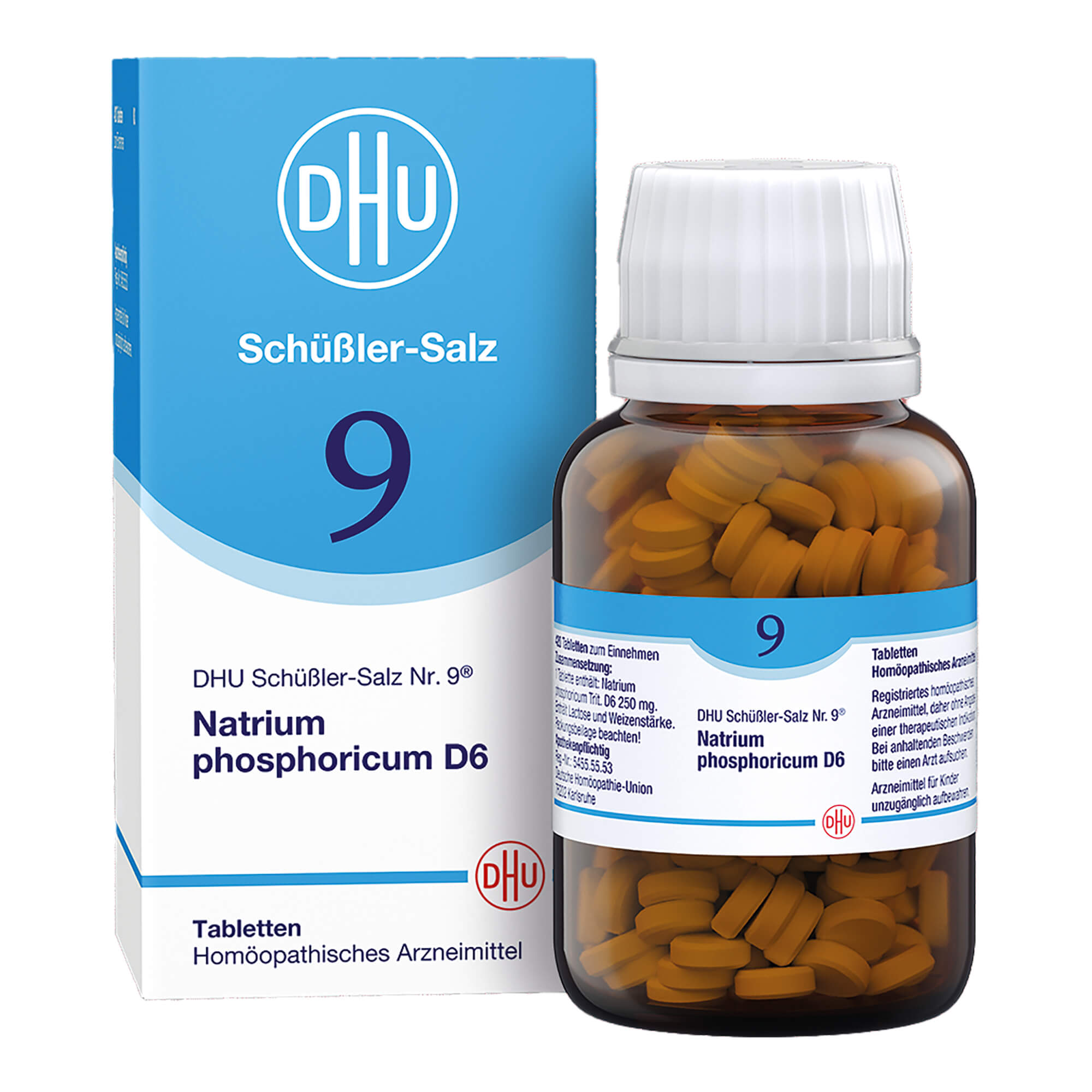 Homöopathisches Arzneimittel mit Natrium phosphoricum Trit. D6.