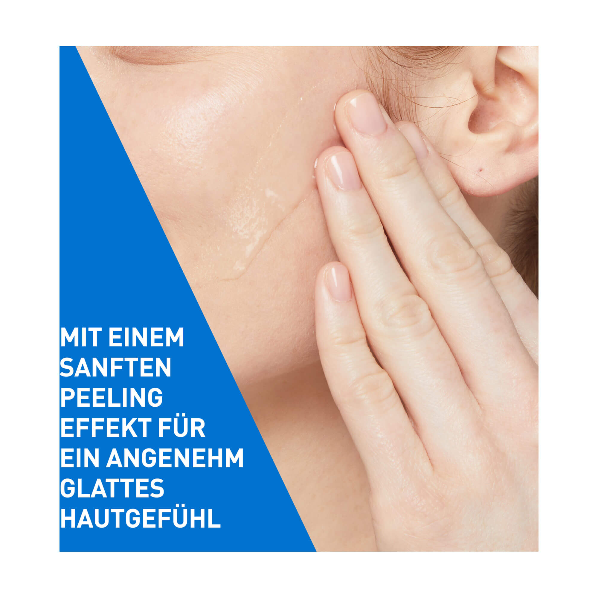 Grafik CeraVe SA Glättende Reinigungslotion Mit sanftem Peeling-Effekt für ein angenehm glattes Hautgefühl